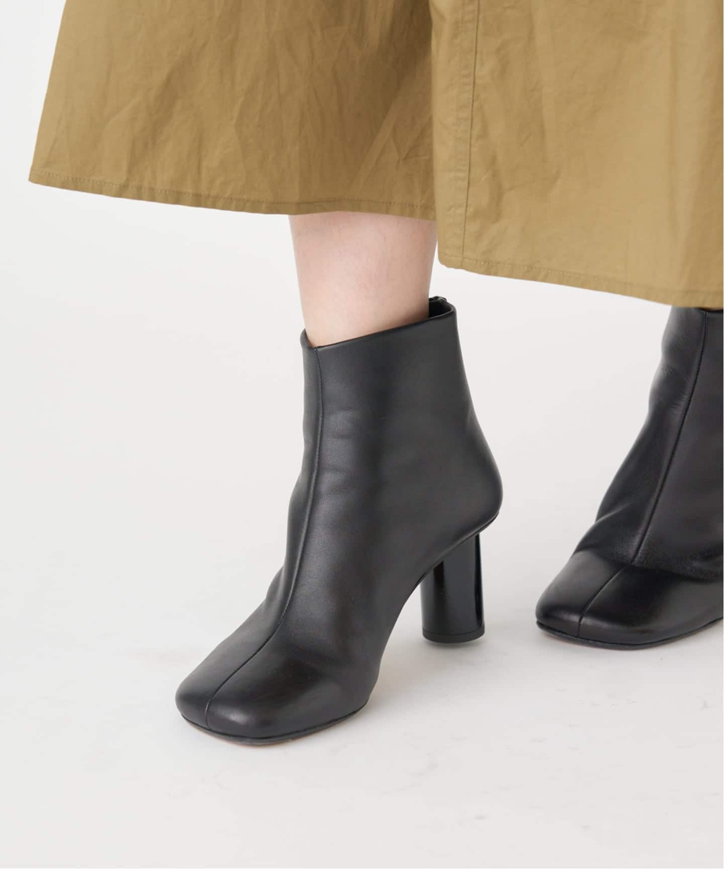 靴 VIAVANDA / VIA SHORT BOOTS VIAVANDA】VIA Short Boots / BLACK