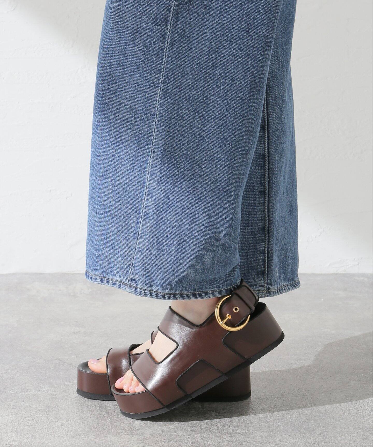 NEOUS/ネウス CHER LEATHER SANDALS 50mm サンダル 00270A23G01