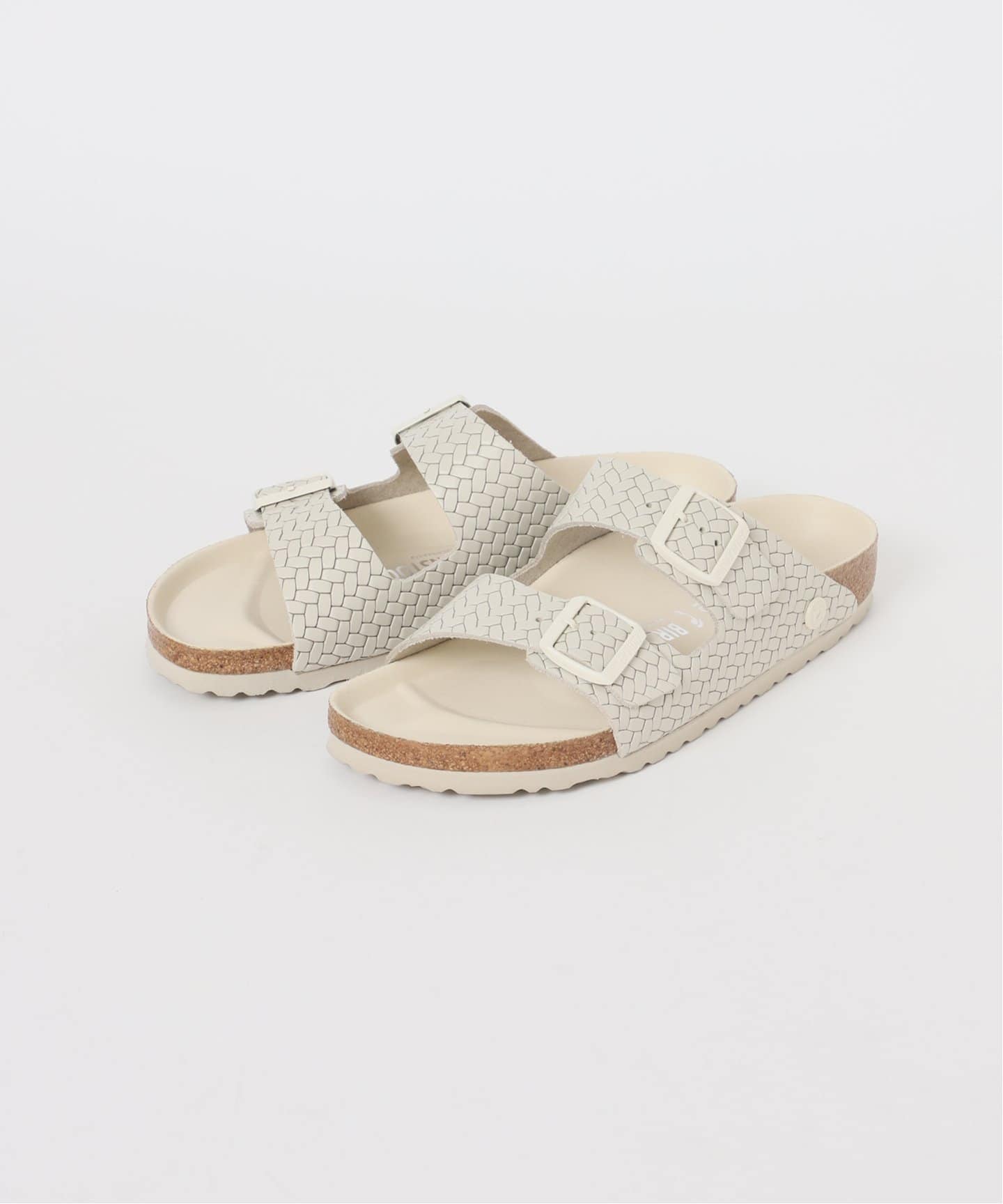 BIRKENSTOCK アリゾナ　エンボス　ホワイト BIRKENSTOCK - BIRKENSTOCK アリゾナ エンボス ホワイトの通販