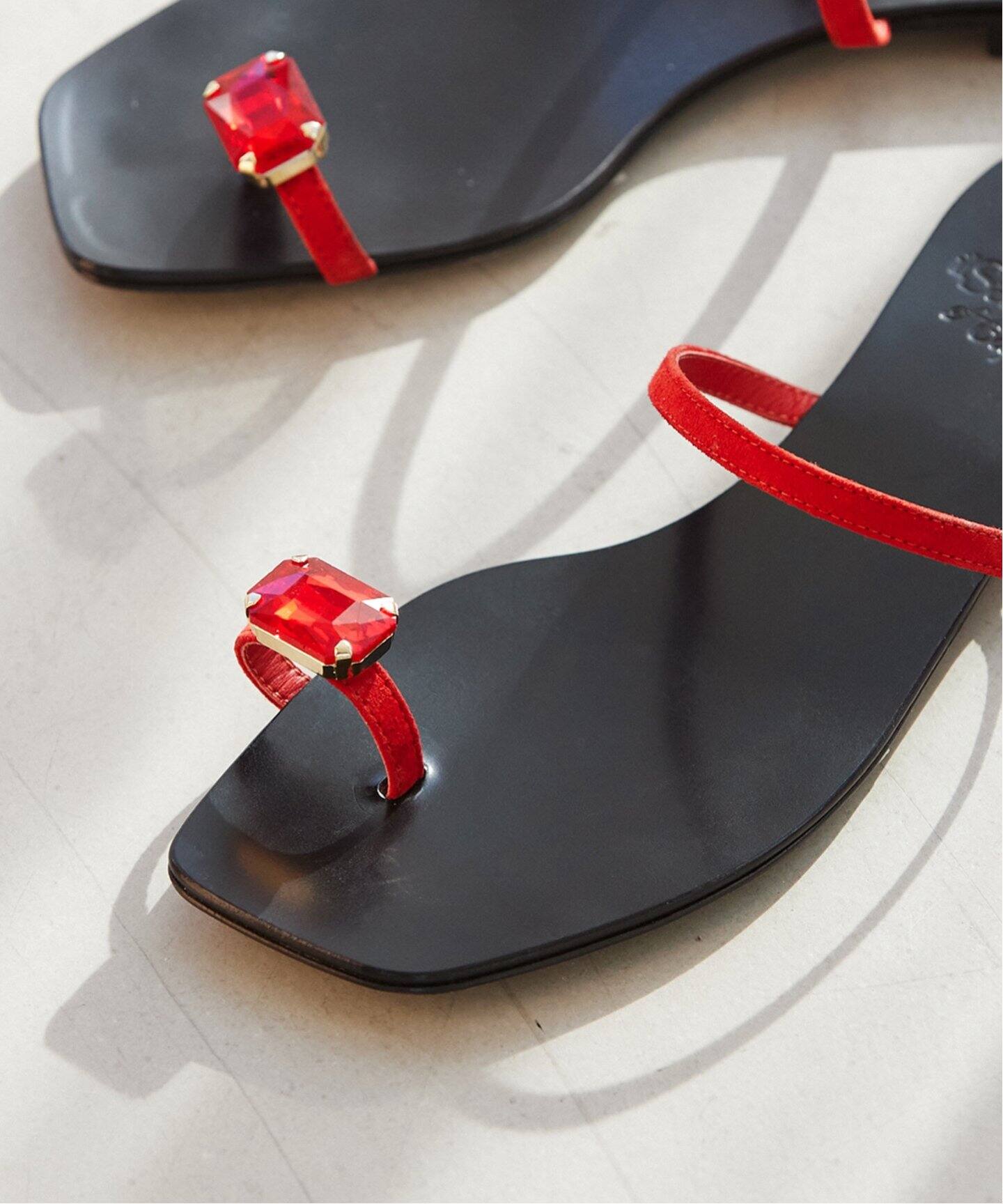 il Sandalo of Capri/イルサンダロオブカプリ ビジューカプリサンダル  