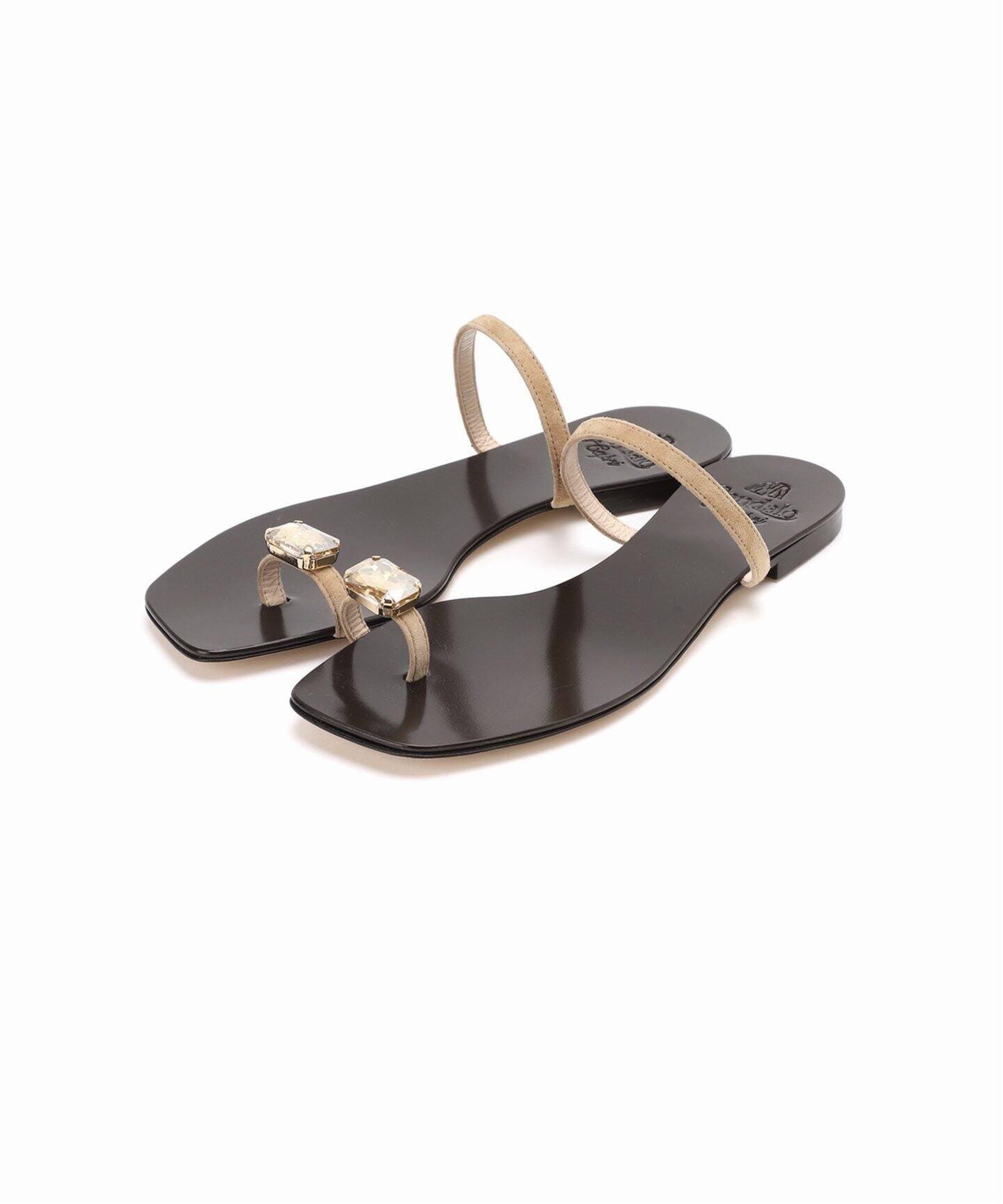 il Sandalo of Capri/イルサンダロオブカプリ ビジューカプリサンダル  