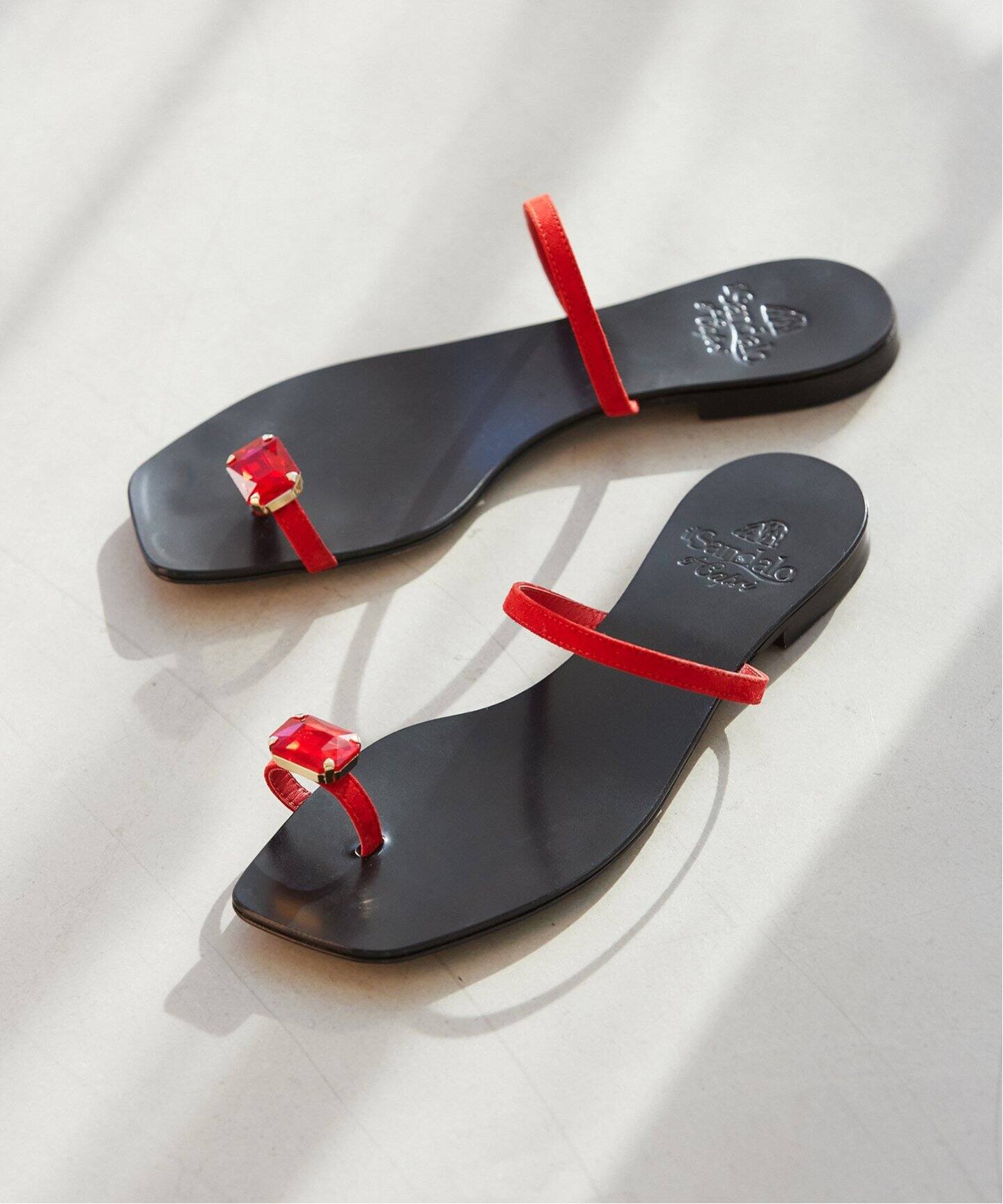 il Sandalo of Capri/イルサンダロオブカプリ ビジューカプリサンダル  