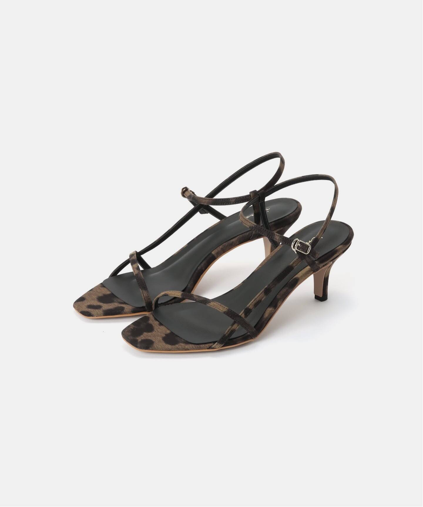 【新品】イエナ/ブレンタ レオパードストラップサンダル IENA ストラップヒールサンダル LEOPARD(サンダル)|IENA