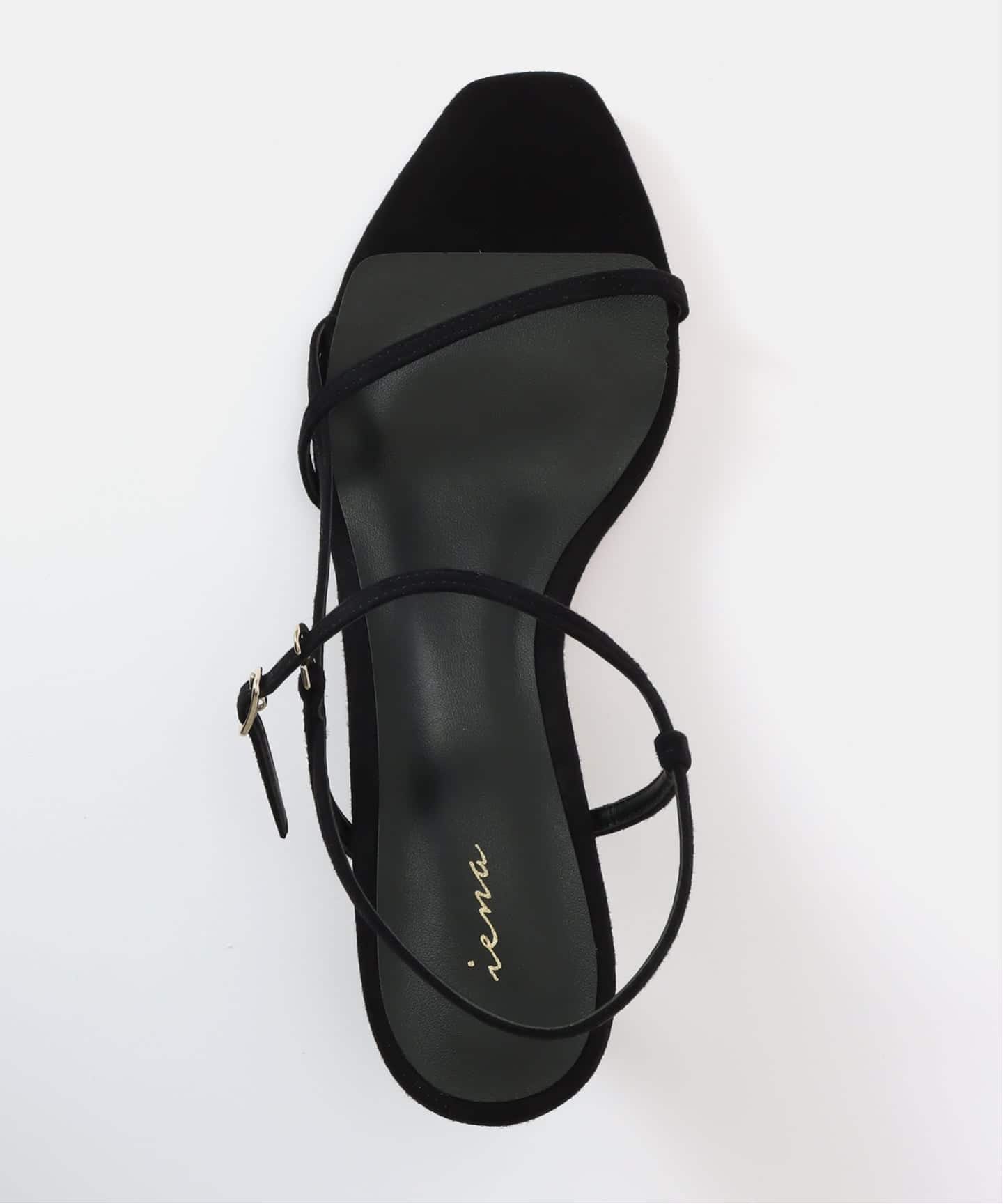 ✳︎新品未使用✳︎IENA ストラップサンダル ブラック 37サイズ IENA ストラップヒールサンダル BLACK（サンダル）｜IENA