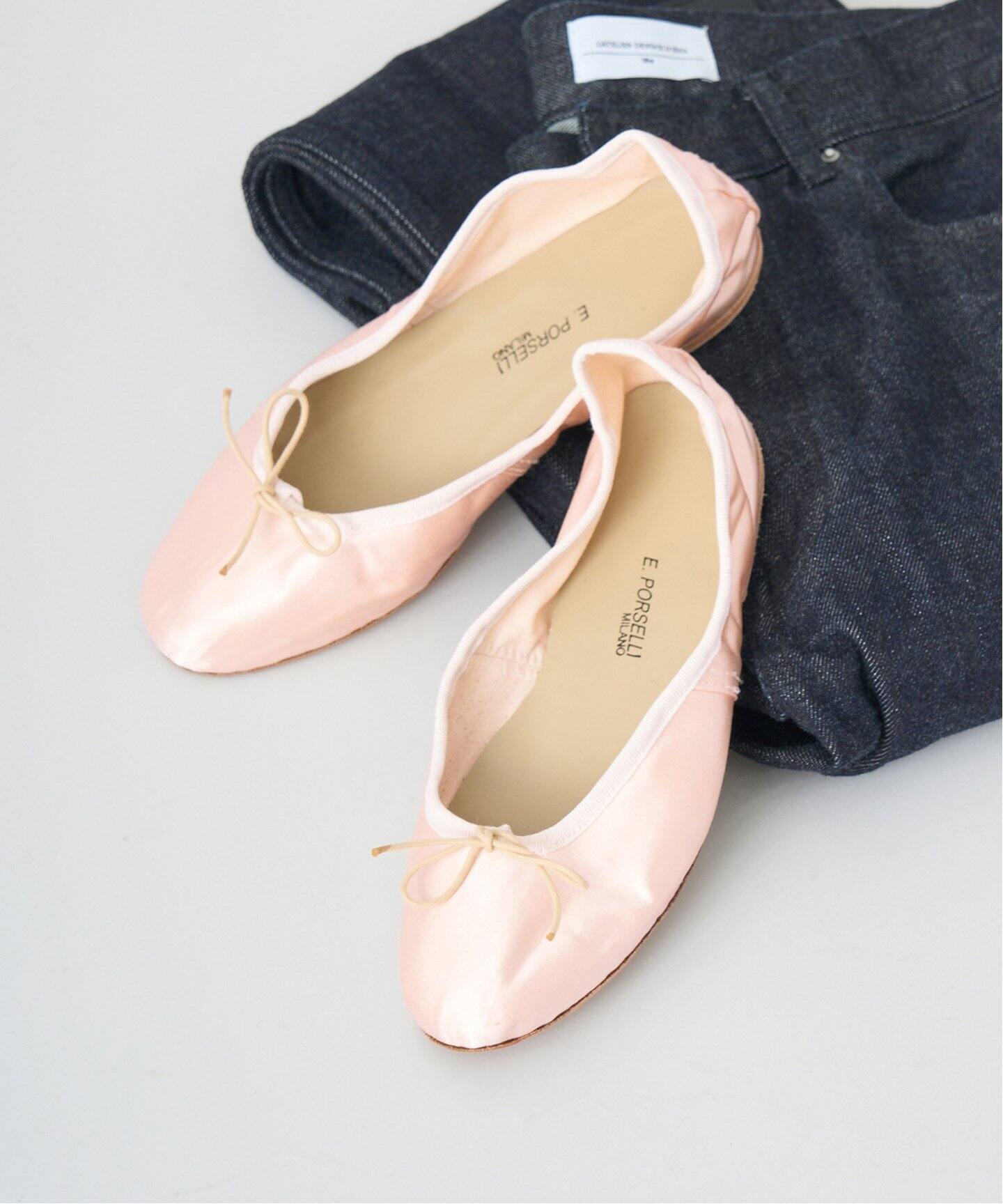 PORSELLI/ポルセリ SATIN バレエシューズ（バレエシューズ）｜IENA 