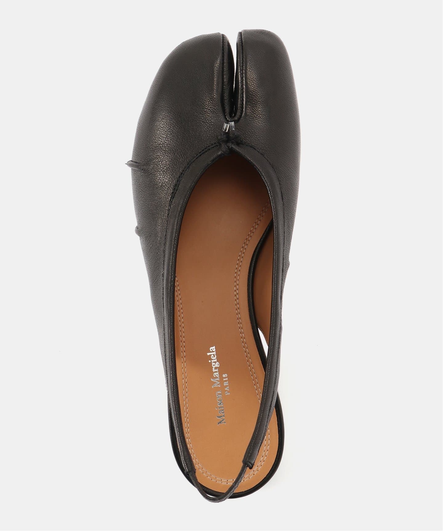 バレエシューズ MMF228 TABI NEW BALLERINA Tabi ballet shoes(vintage leather)-足袋バレエシューズ-Maison