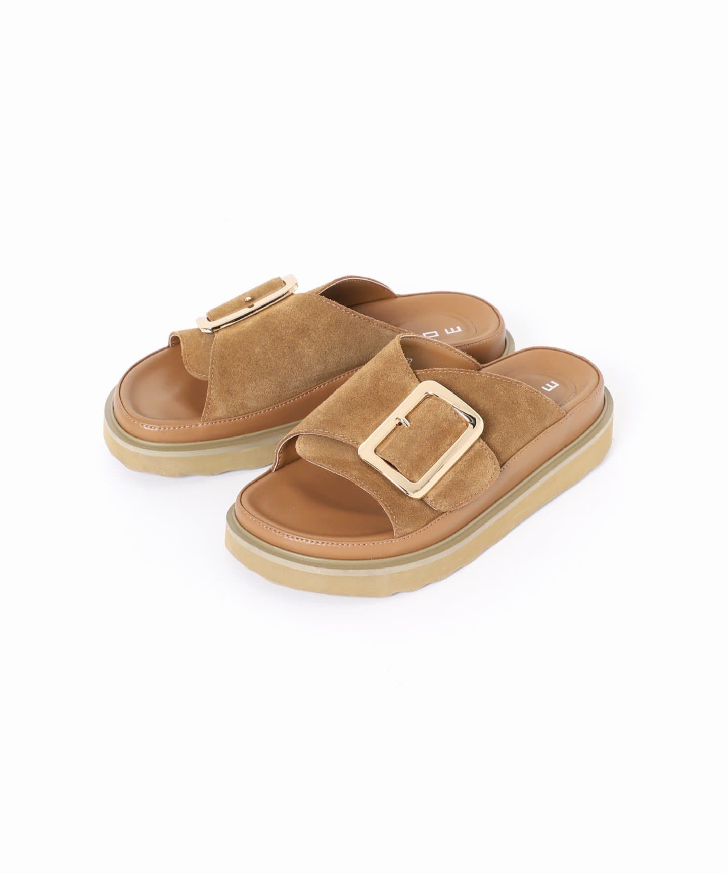 【美品】アパルトモン別注 MOHI ゴールドバックル サンダル 美品】アパルトモン別注 MOHI ゴールドバックル サンダル 靴