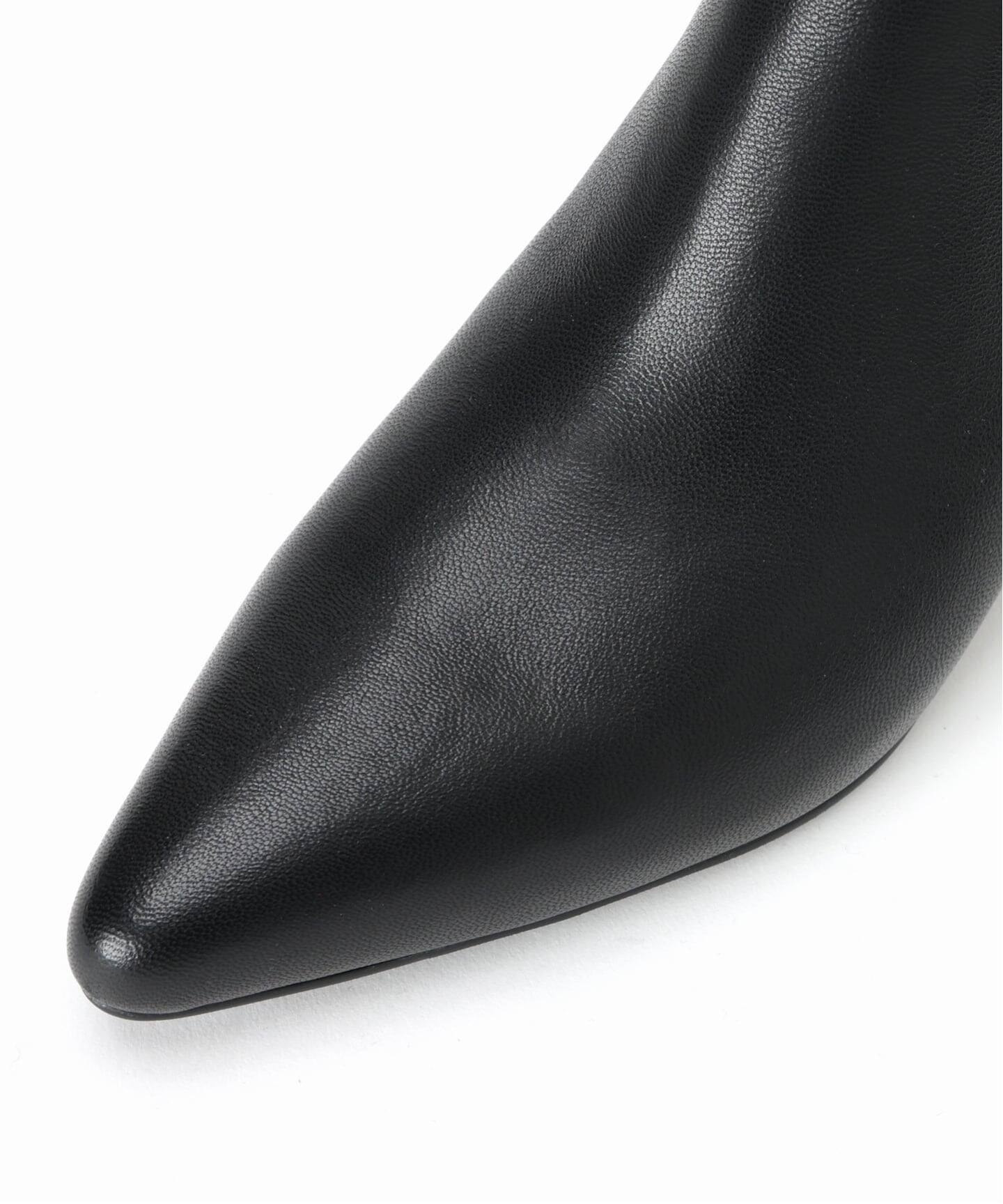 【美品】SLOBE IENA ポインテッドトゥ ショートブーツ ブラック23.5 SLOBE ポインテッドブーツ（ブーティ・ショートブーツ）｜SLOBE