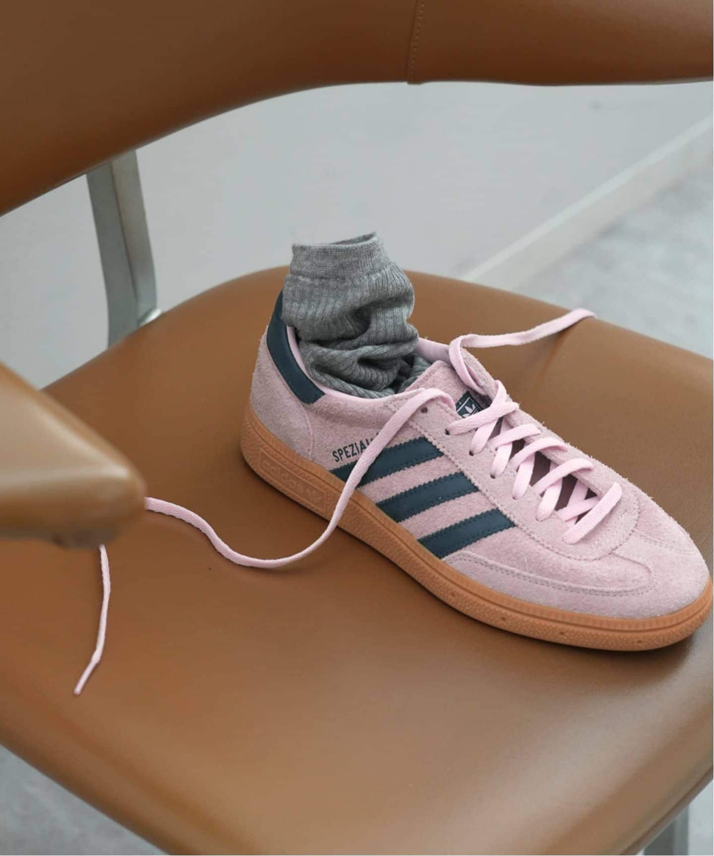 adidas HANDBALL SPEZIAL クリアピンク 23.5cm｜ファッション