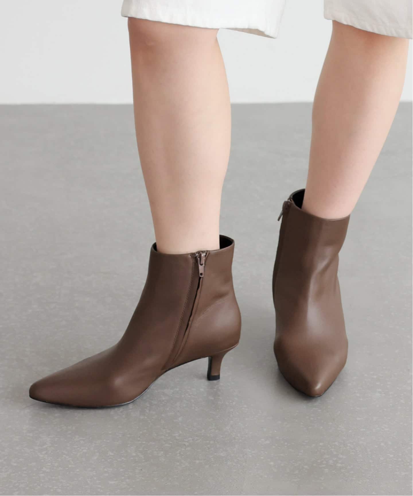 WEB限定/追加2予約》SLOBE ポインテッドブーツ（ブーティ・ショート