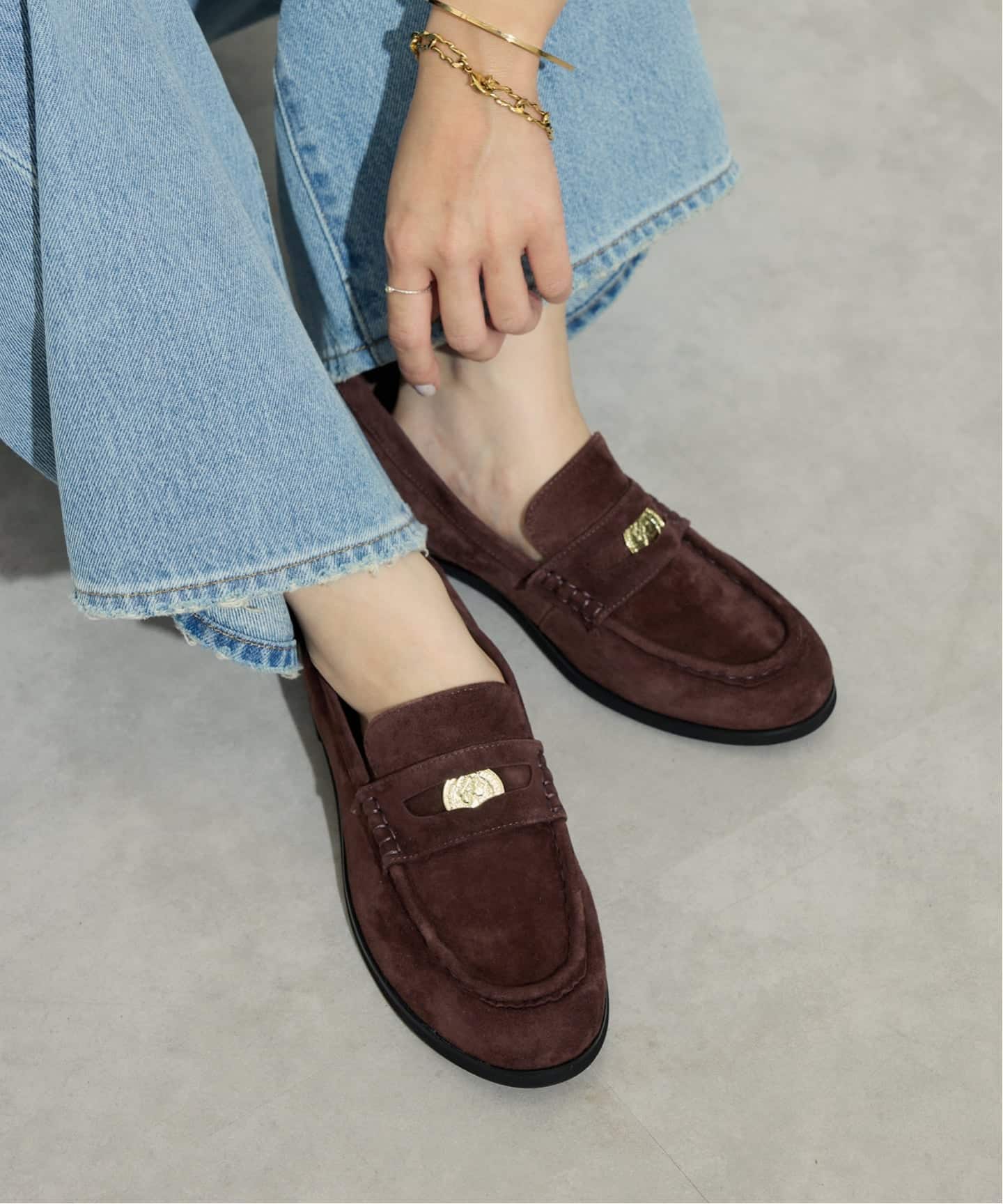 WEB限定サイズあり》SLOBE コインローファー(ローファー)|SLOBE WEB限定サイズあり》SLOBE コインローファー(ローファー)|SLOBE