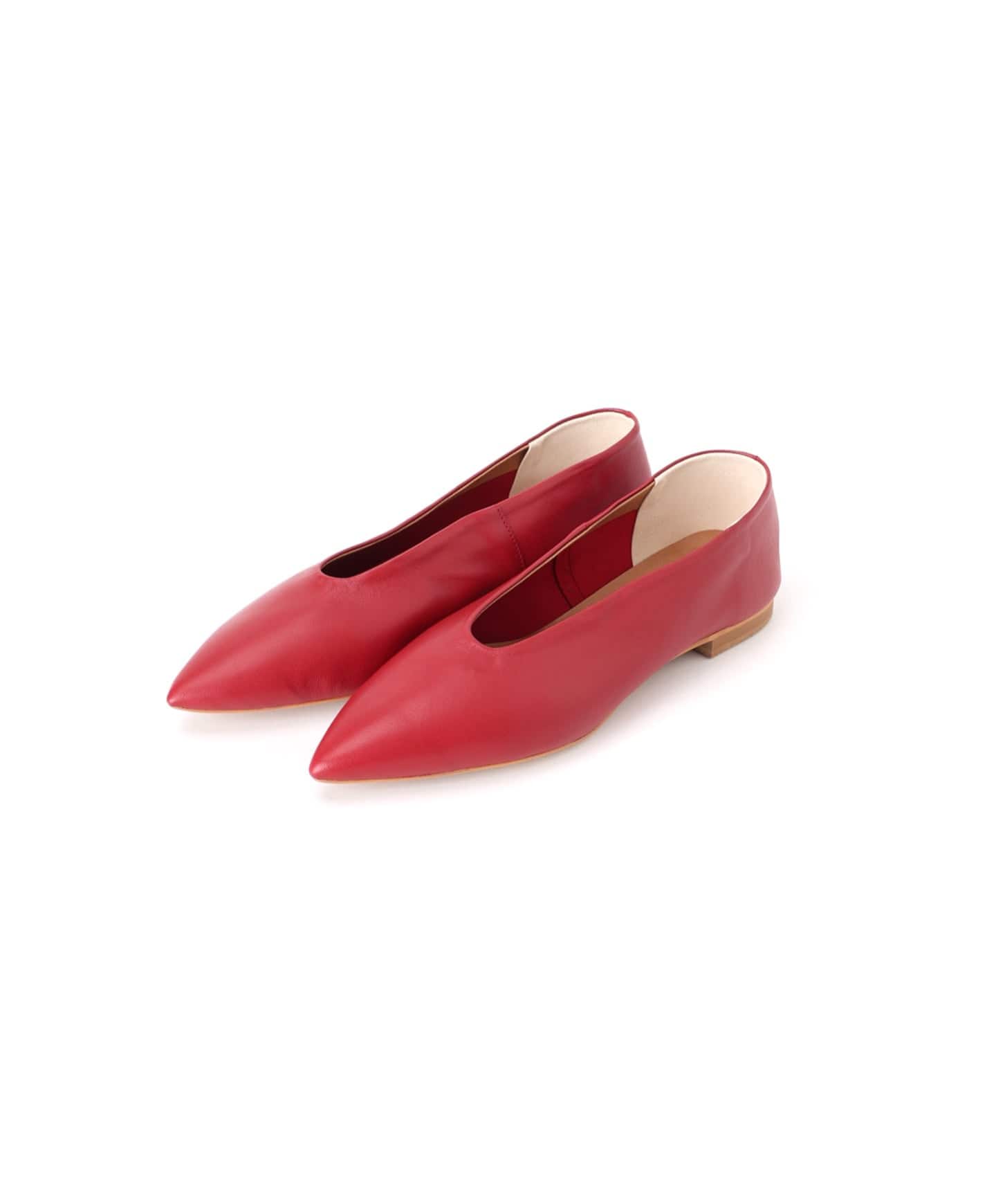 BONITAS ボニータス　ポインテッドパンプス　24.5 一部WEB限定/追加》BONITAS/ボニータス レザーポインテッド