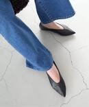 《一部WEB限定/追加》BONITAS/ボニータス レザーポインテッドパンプス