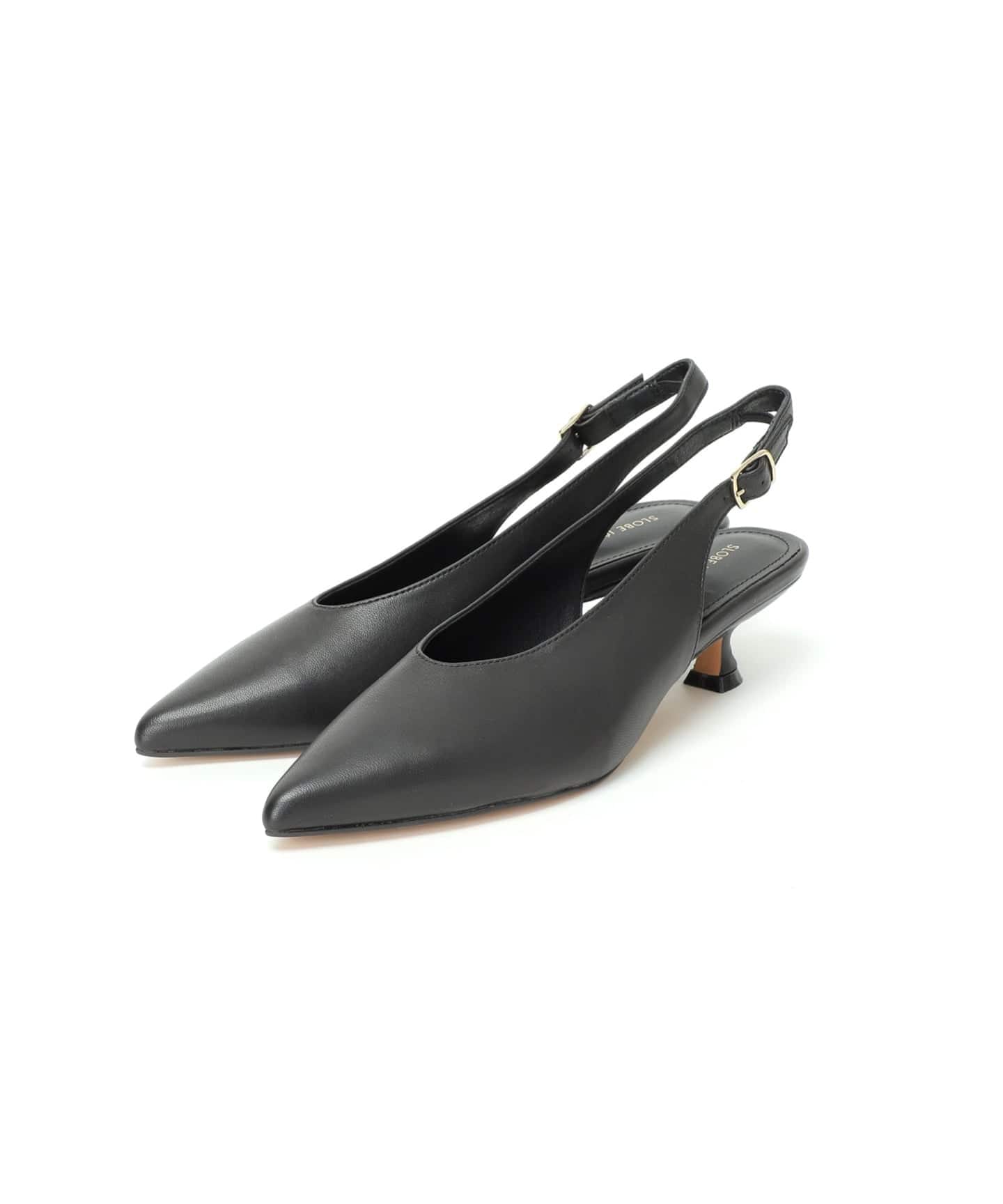 【SLOBE IENA 】再値下げ美品バックスリングパンプス SLOBE IENA】再値下げ美品バックスリングパンプス