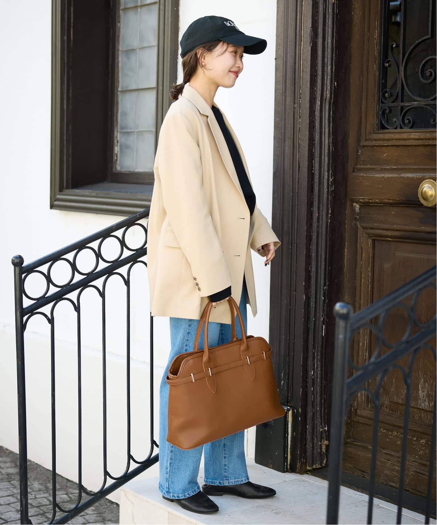 スローブイエナ　SLOBE ソフトローファー　23.5　ベージュ SLOBE IENA（スローブイエナ）の「SLOBE ソフトローファー