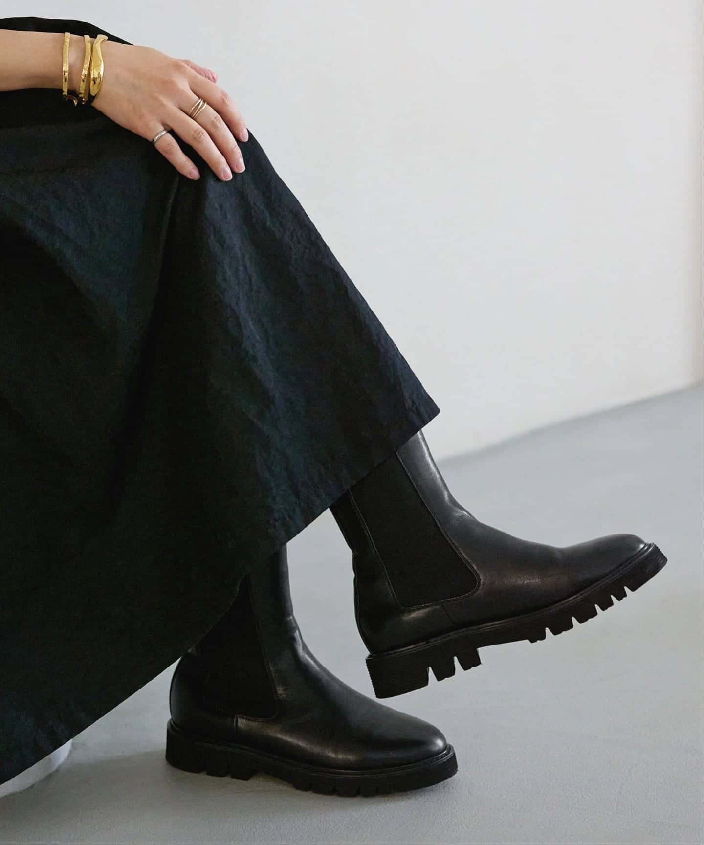 WEB限定/追加5》SLOBE IENA サイドゴアブーツ（ブーティ・ショート