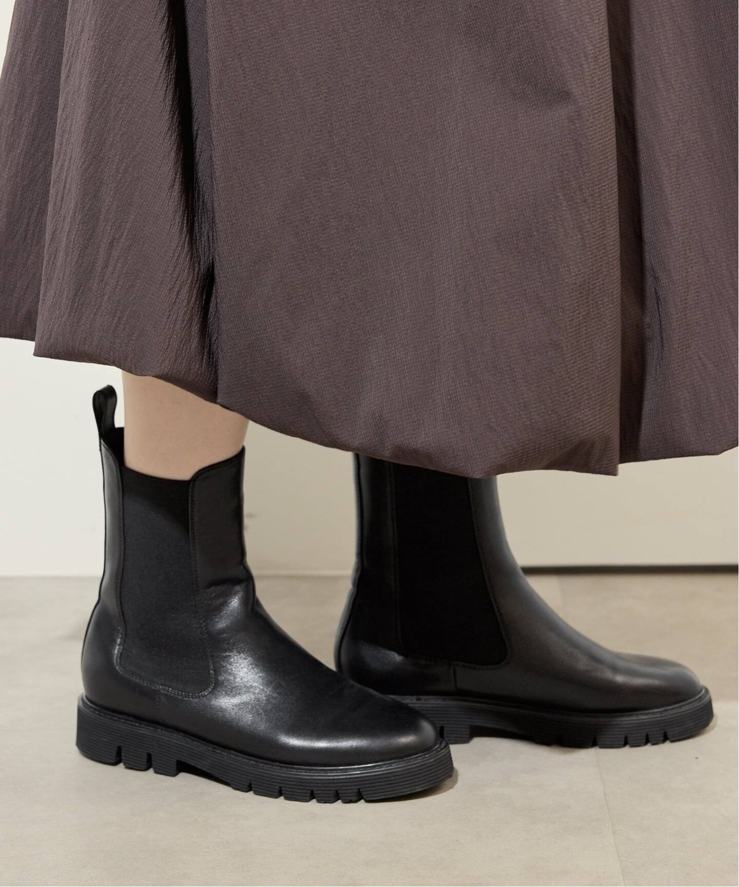 SLOBE IENA 黒 サイドゴアブーツ 23㎝ SLOBE IENA サイドゴアブーツ 完売品