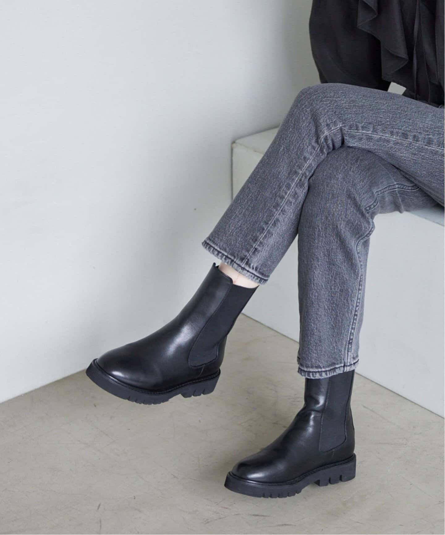 WEB限定/追加5予約》SLOBE IENA サイドゴアブーツ（ブーティ・ショート