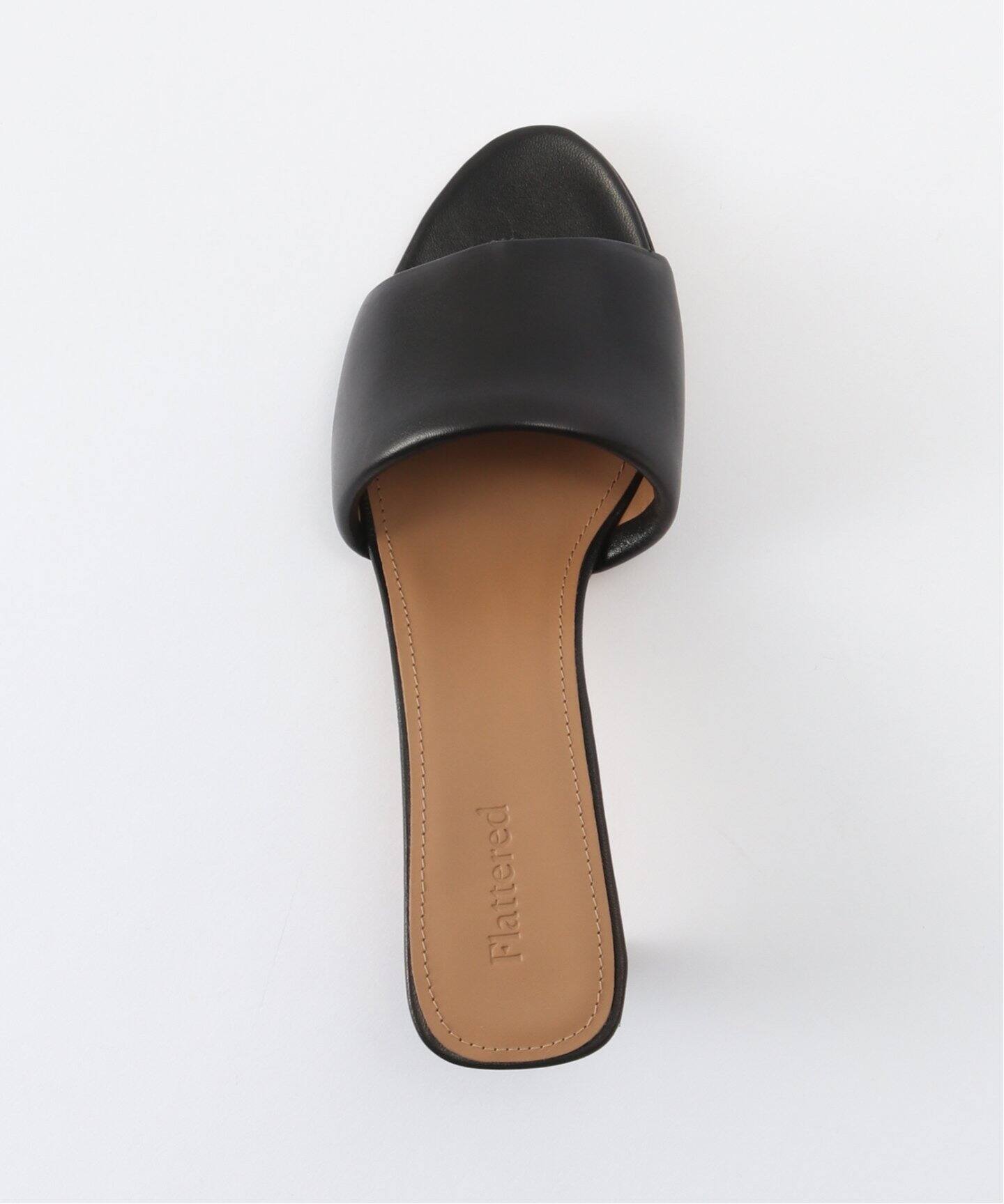 FLATTERED/フラッタード】TLVA Flat Sandal ブラック （FLATTERED  