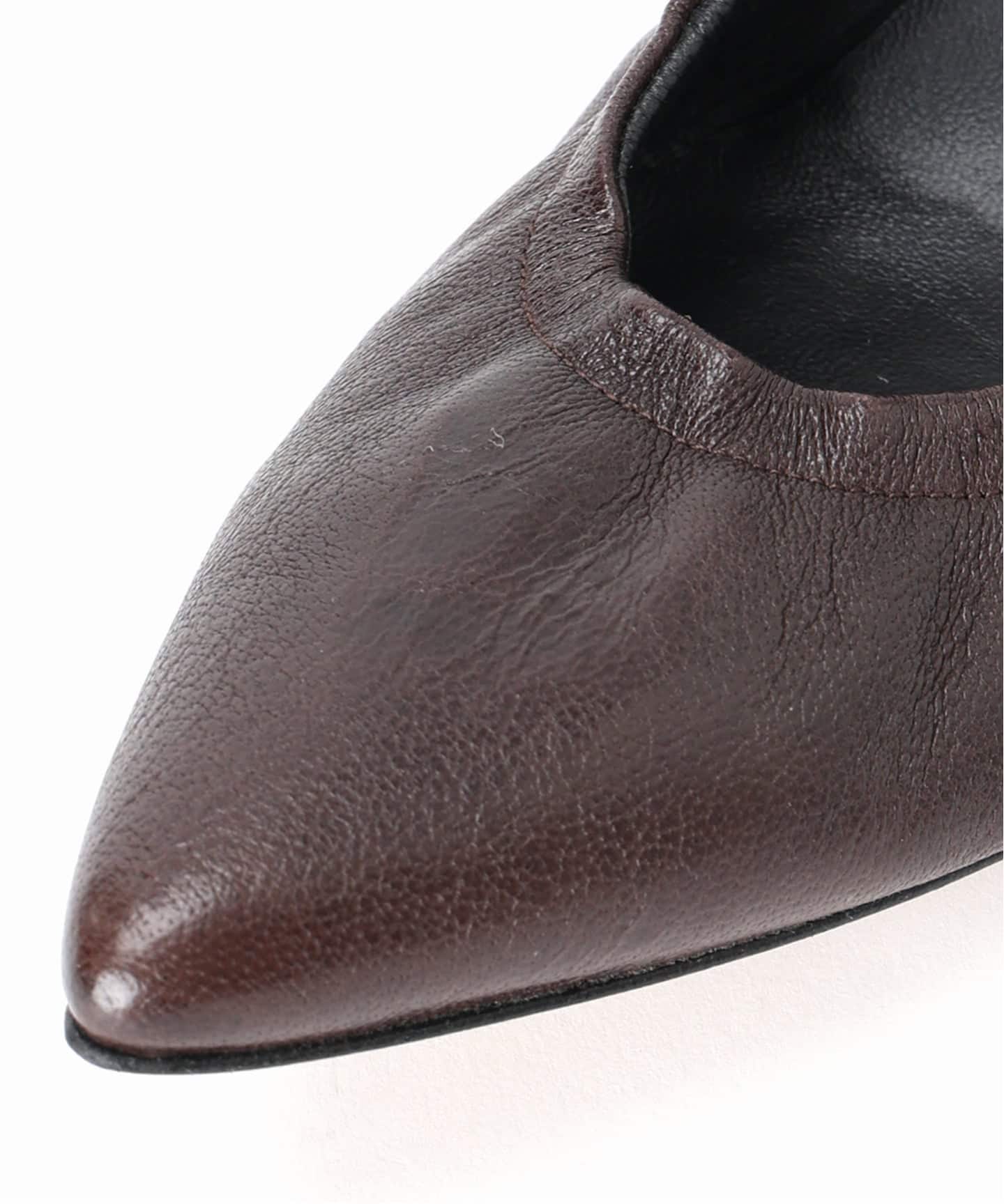 Plage corso roma9 35 ブラウン CORSO ROMA 9 / コルソローマ POINTED PUMP シューズ（パンプス