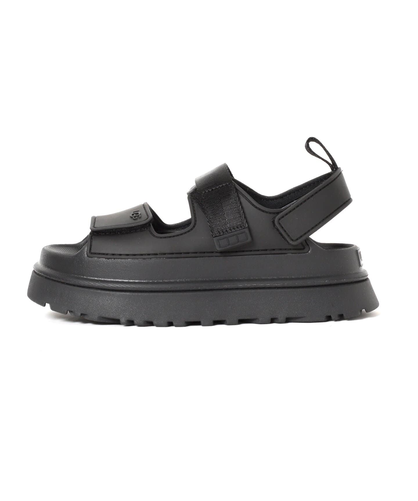 ★UGG GOLDEN GLOW サンダル BLACK★ アグ UGG W GOLDENGLOW SLIDE レディース ストラップサンダル