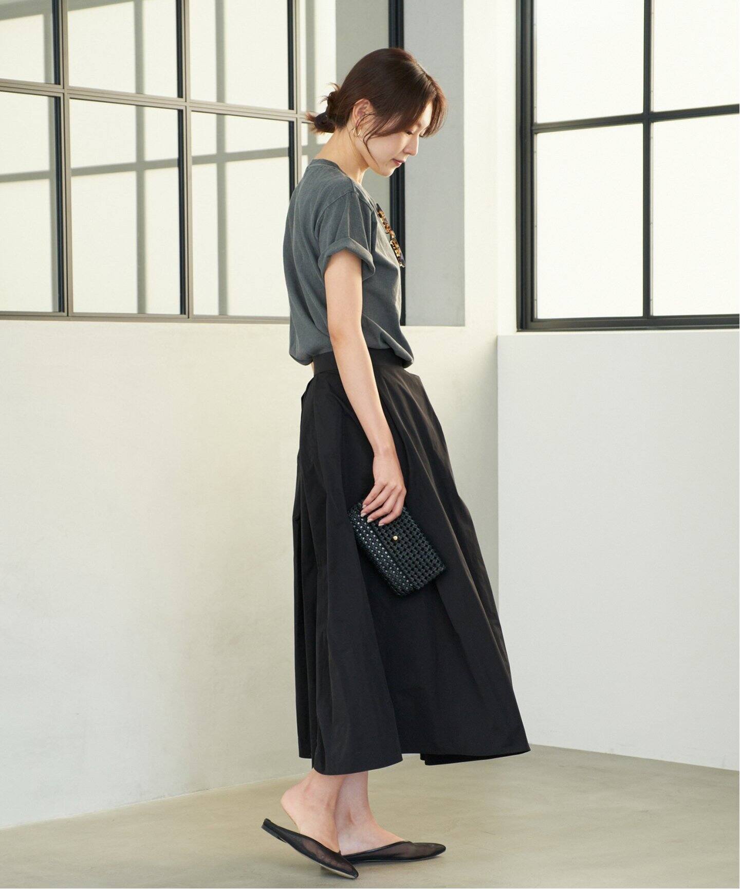 追加》CORSO ROMA 9/コルソローマ 別注 MESH FLAT ミュール（フラット 