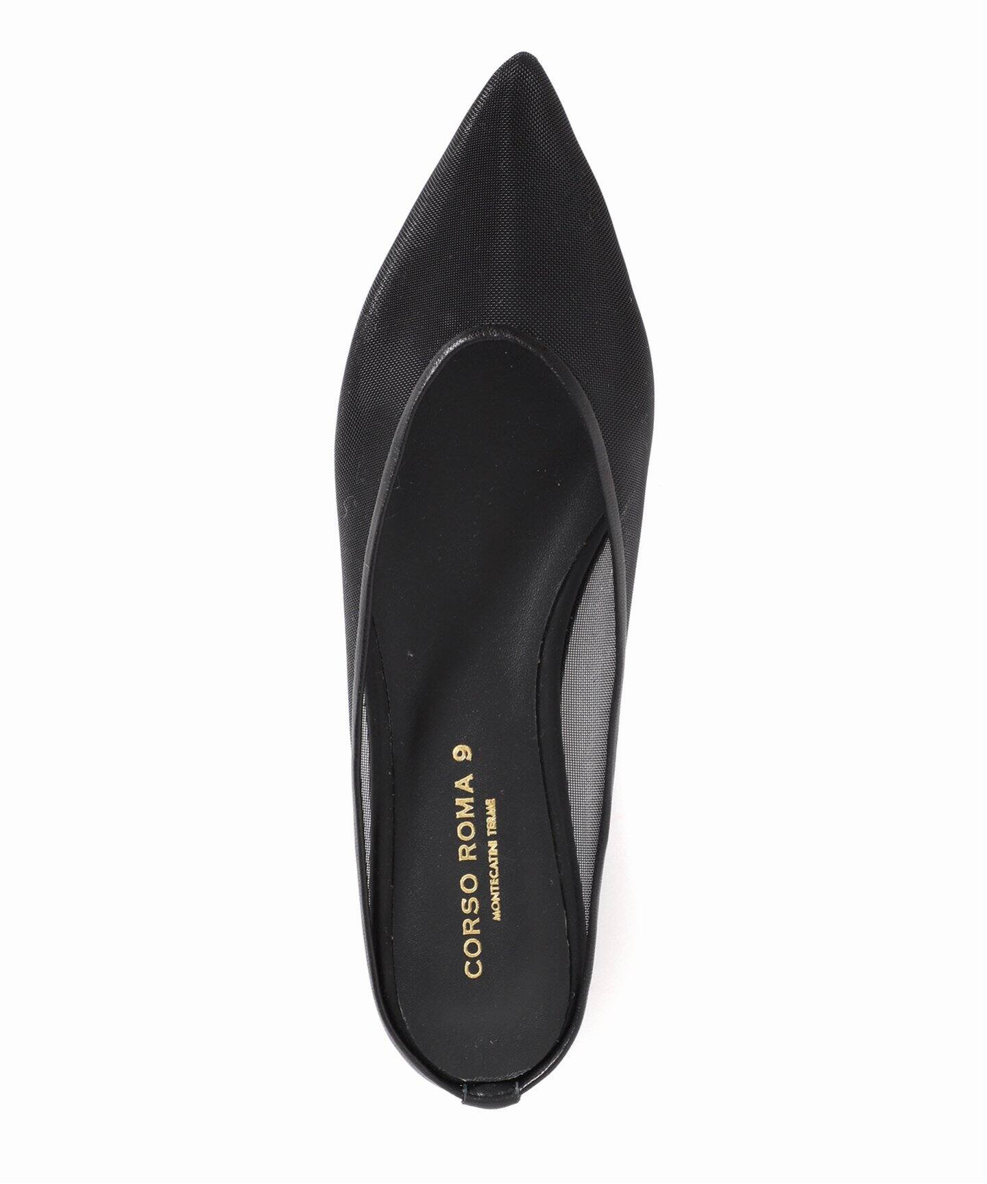 追加》CORSO ROMA 9/コルソローマ 別注 MESH FLAT ミュール（フラット 