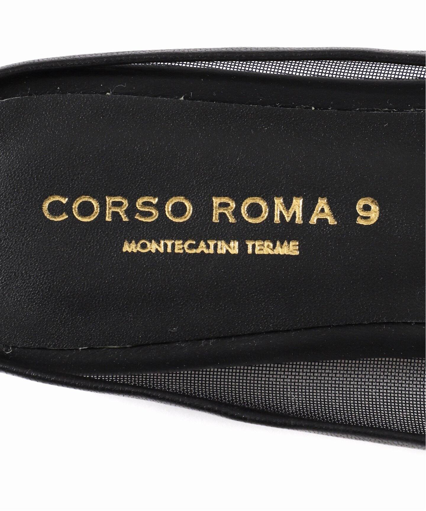 追加》CORSO ROMA 9/コルソローマ 別注 MESH FLAT ミュール（フラット 