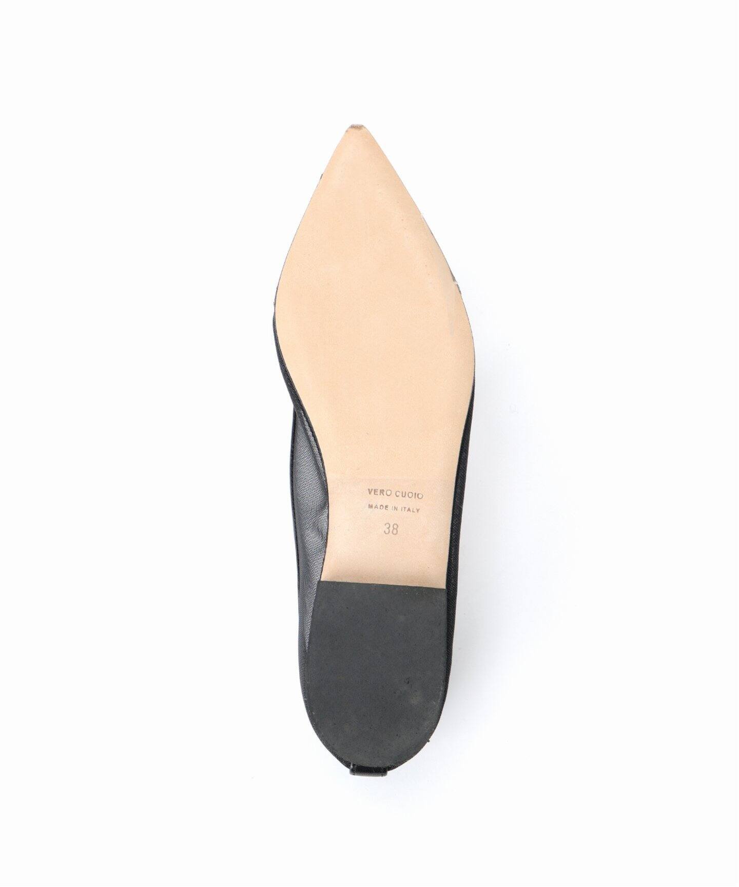 NEBULONI E.（ネブローニ） TULE FLAT SHOES ブラック 7430MINA 