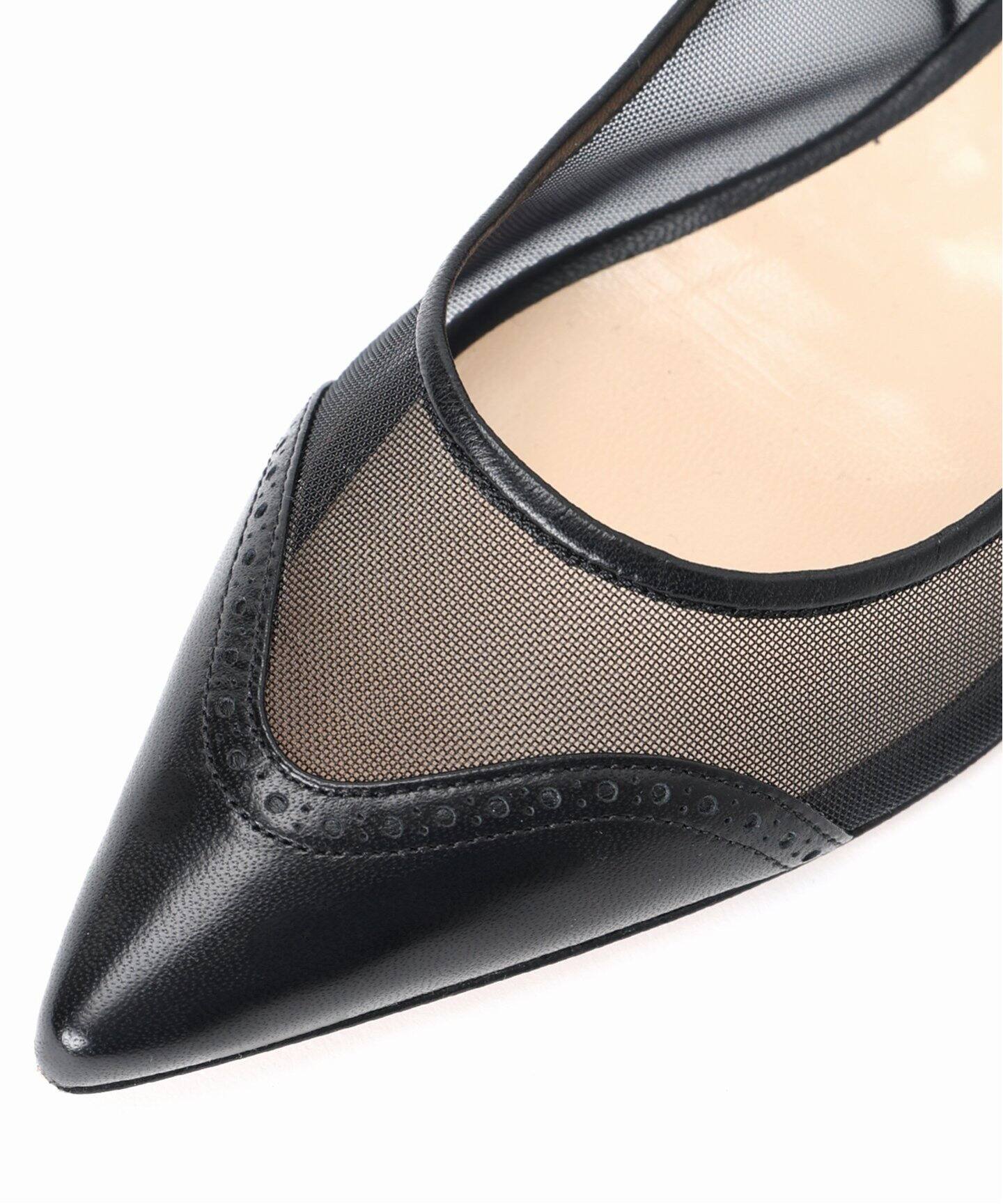 NEBULONI E.（ネブローニ） TULE FLAT SHOES ブラック 7430MINA 
