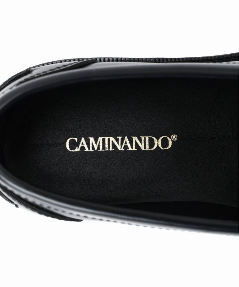 CAMINANDO カミナンド 別注ボリュームソールコインローファー ブラック