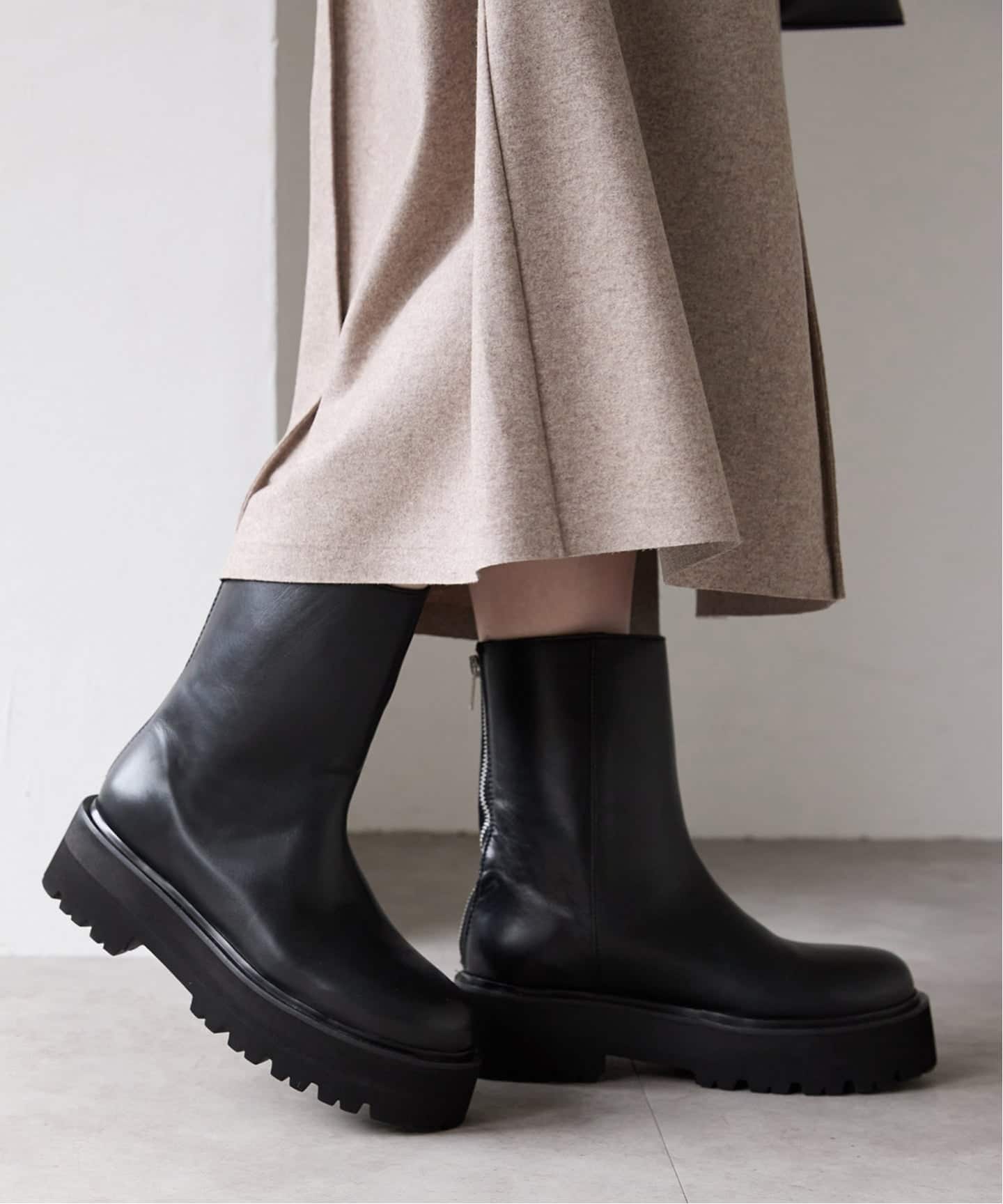 CAMINANDO（カミナンド）別注 ウシロZIPブーツ36（23cm） 追加予約》CAMINANDO カミナンド 別注 ウシロZIPブーツ