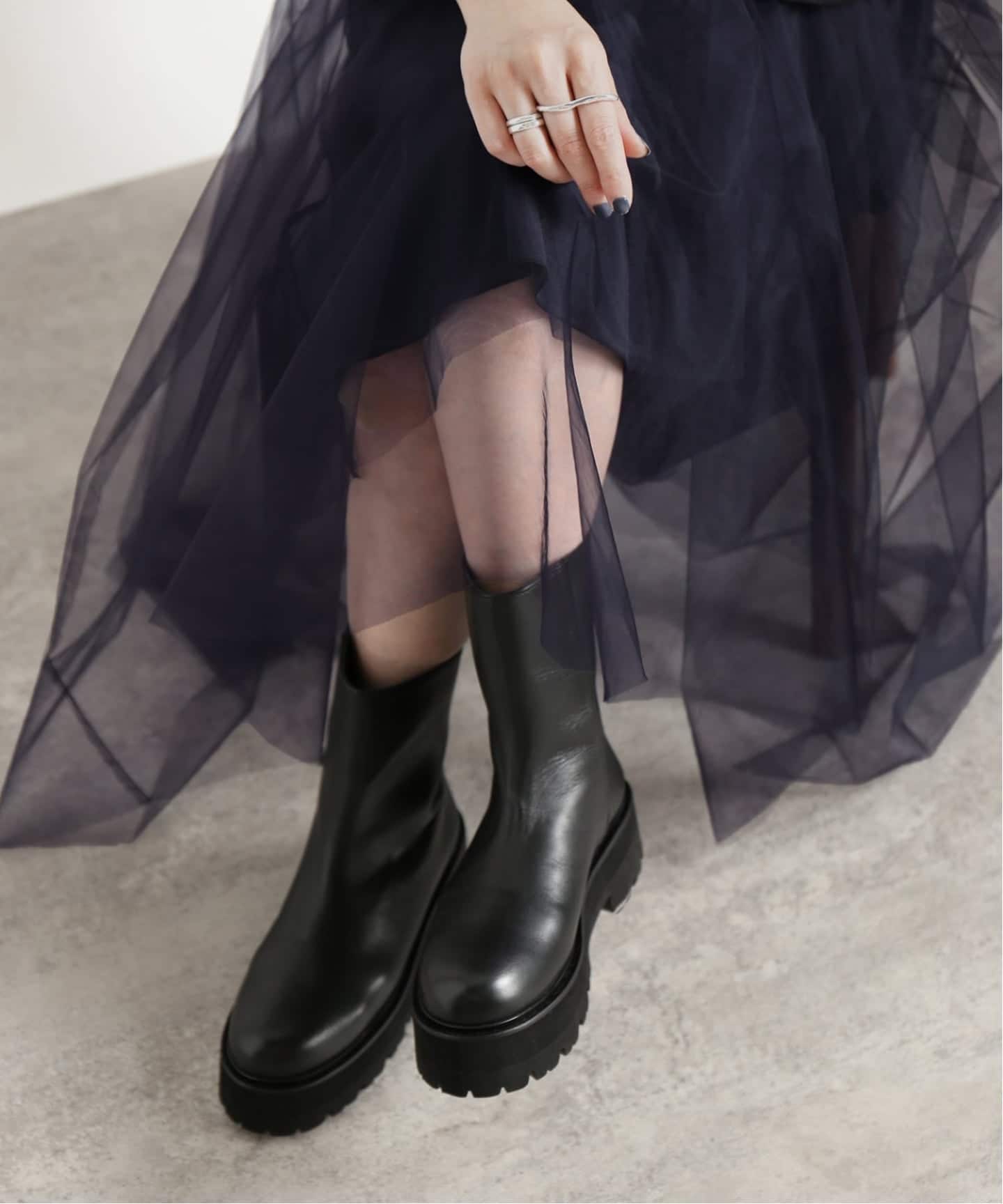 追加2予約》CAMINANDO カミナンド 別注 ウシロZIPブーツ（ブーティ