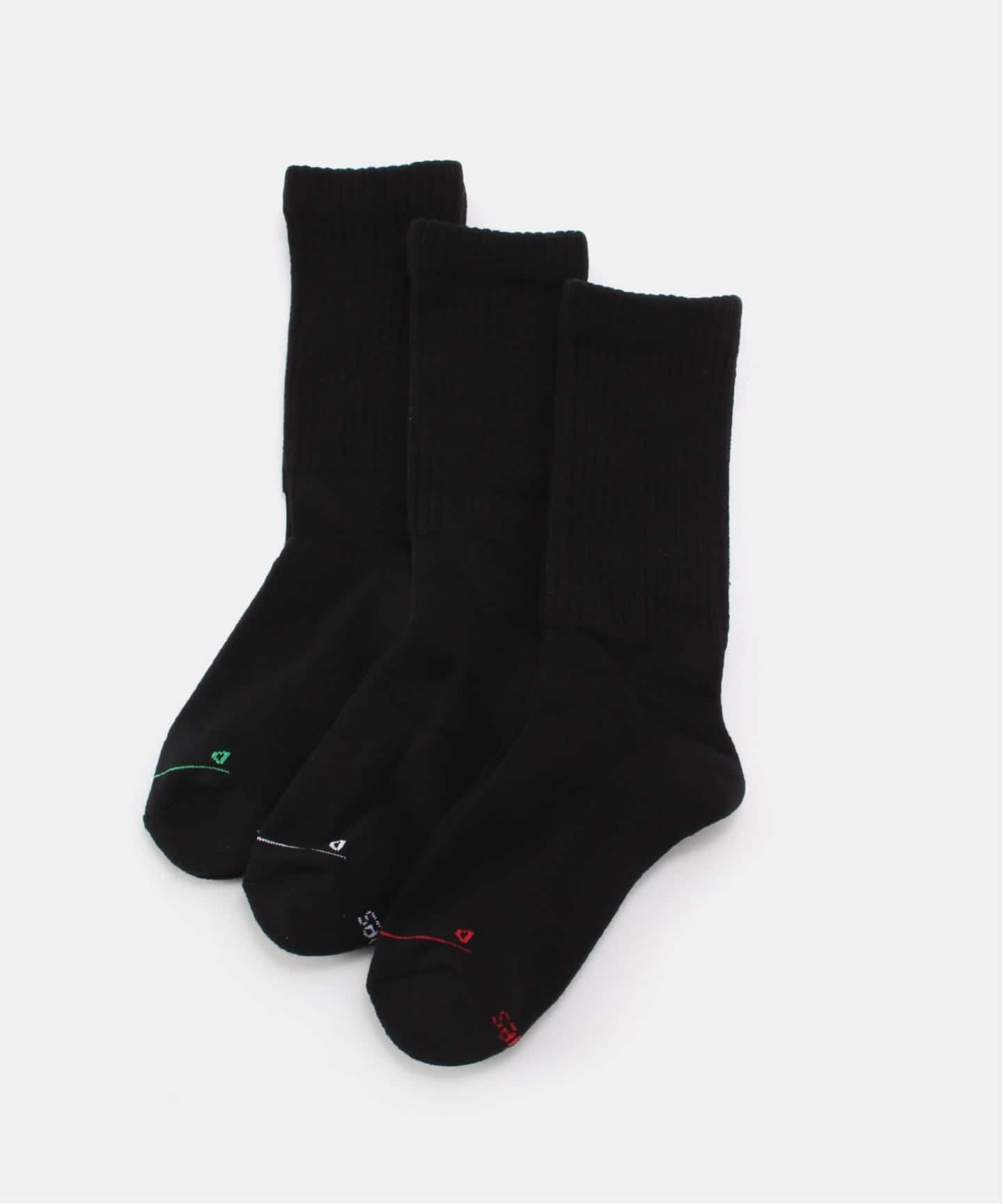 Hanes originals 3Pロークルーソックス by THE DODO JEAN