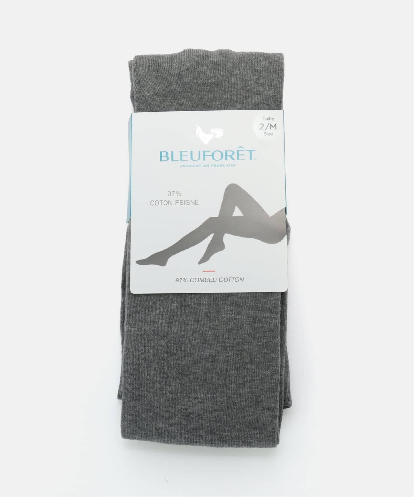 BLEU FORET / ブルーフォレ VELVET COMBED コットンタイツ（タイツ