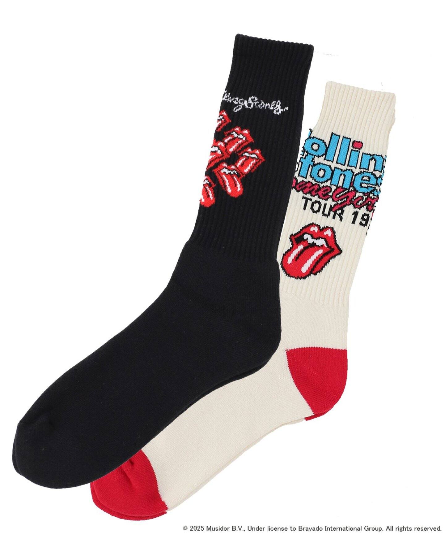 THE ROLLING STONES / ローリングストーンズ 別注 2パック ソックス