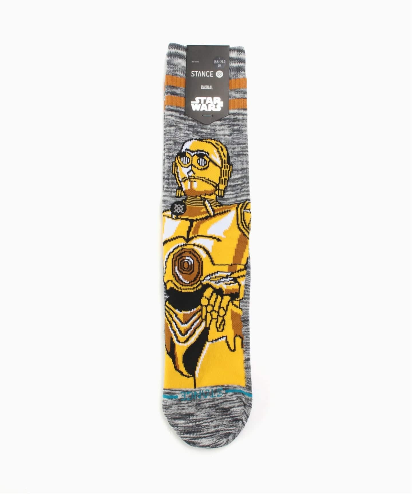 スター・ウォーズ】× STANCE / スタンス C3PO CREW A556A25C3P