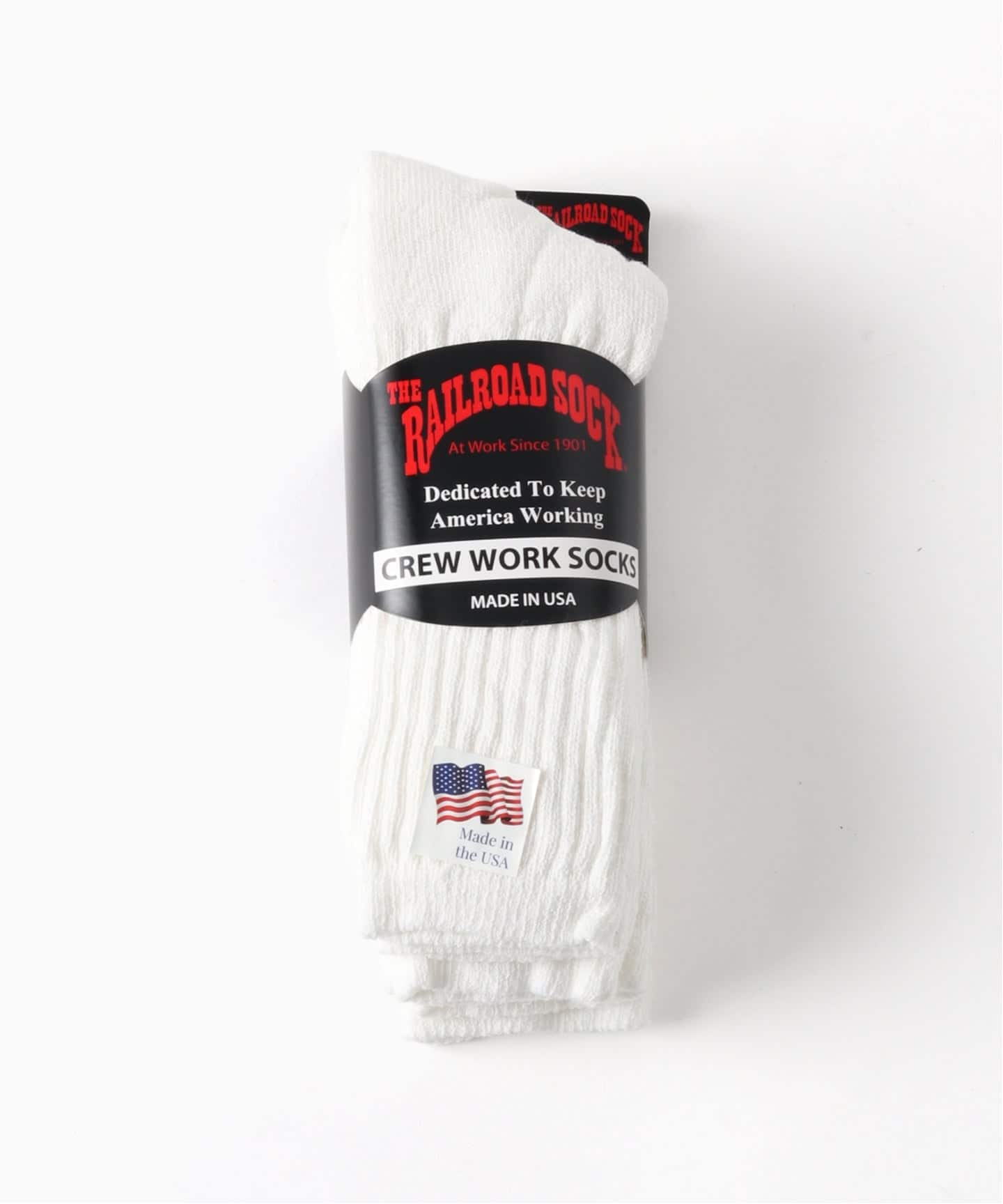 RAILROAD SOCK / レイルロードソック Crew Work (3pairs)（ソックス
