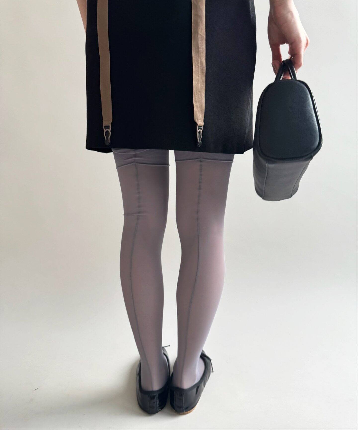OVERNEATH/オーバーニース】ネットサイハイソックス（ソックス・靴下