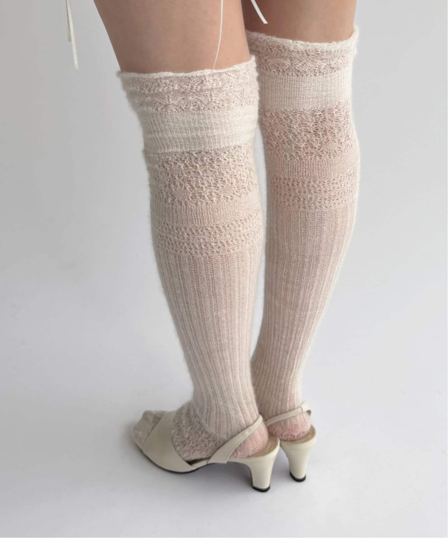 EUCHRONIA/ユークロニア】Wholegarment silk mohair socks（ソックス