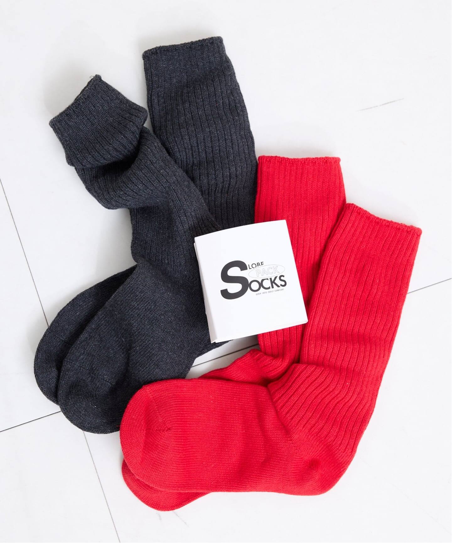 2枚セット》ルーズリブソックス 2SET（ソックス・靴下）｜SLOBE IENA