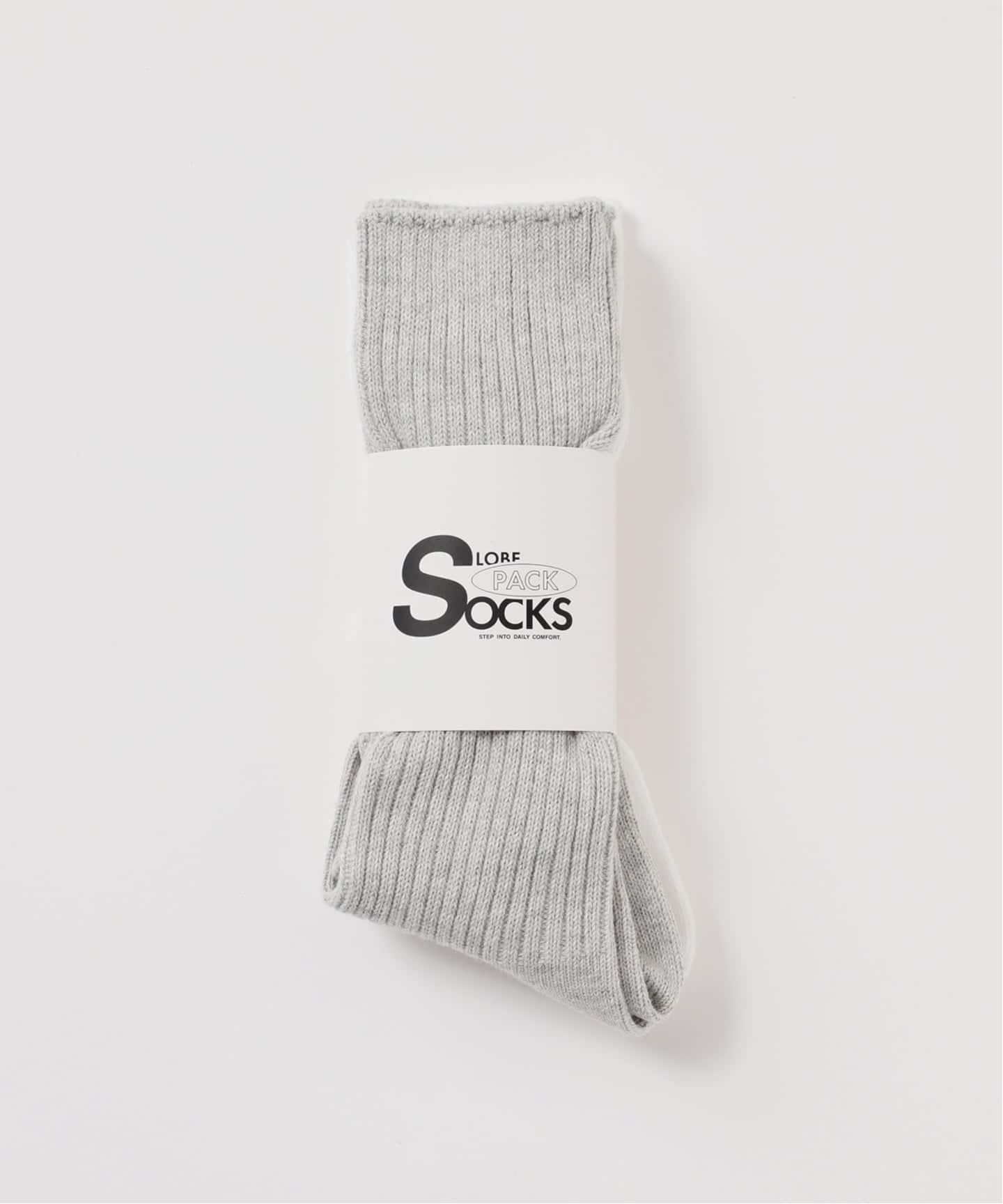 2枚セット/追加》ルーズリブソックス 2SET（ソックス・靴下）｜SLOBE