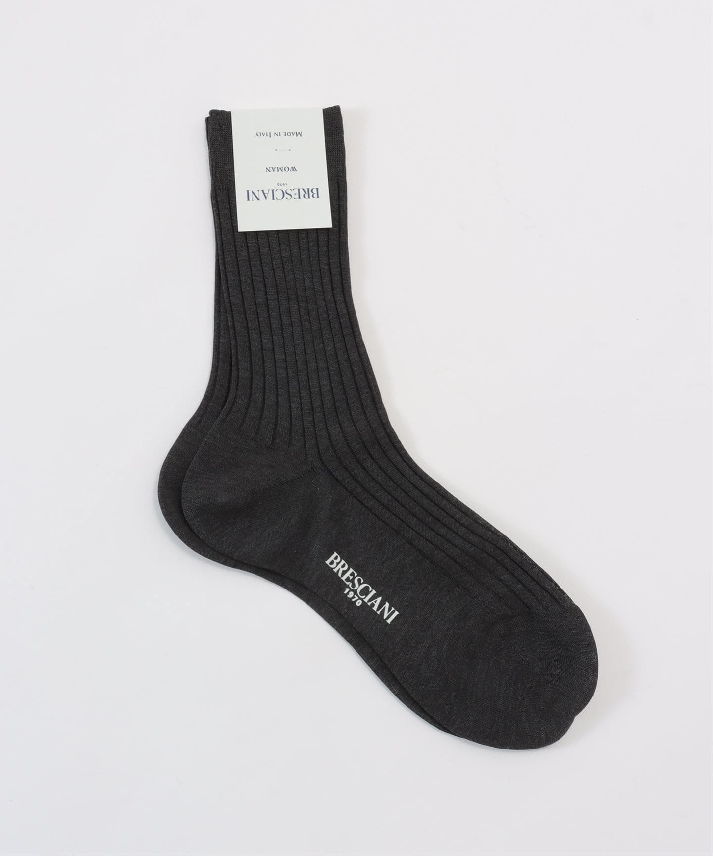 BRESCIANI ブレッシアーニ 別注リブソックス WD009UN0001