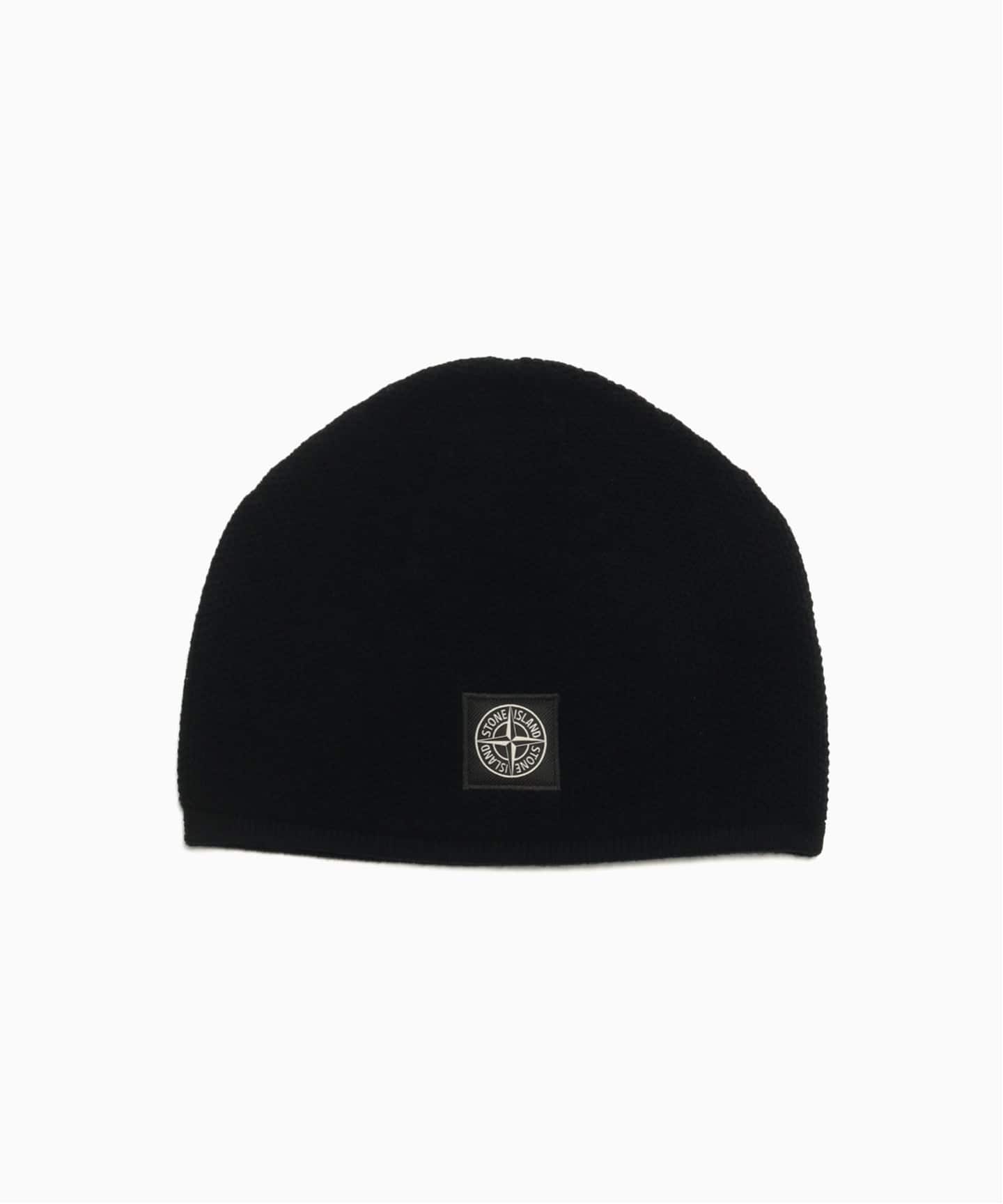STONE  ニット帽 ロゴパッチ付きメンズ入りビーニー | Stone Island