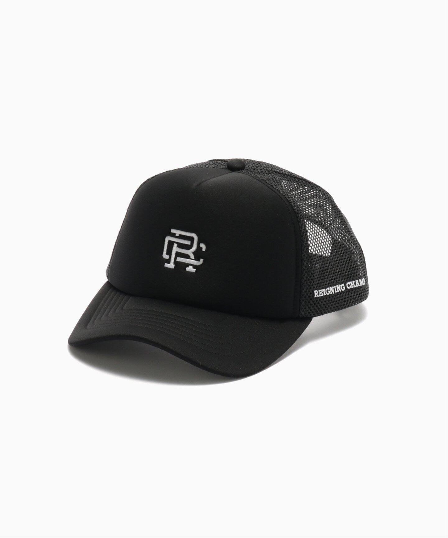 【Reigning Champ】ハーフメッシュ・トラッカーキャップ MONOGRAM TRUCKER CAP(キャップ)|REIGNING CHAMP(レイニング