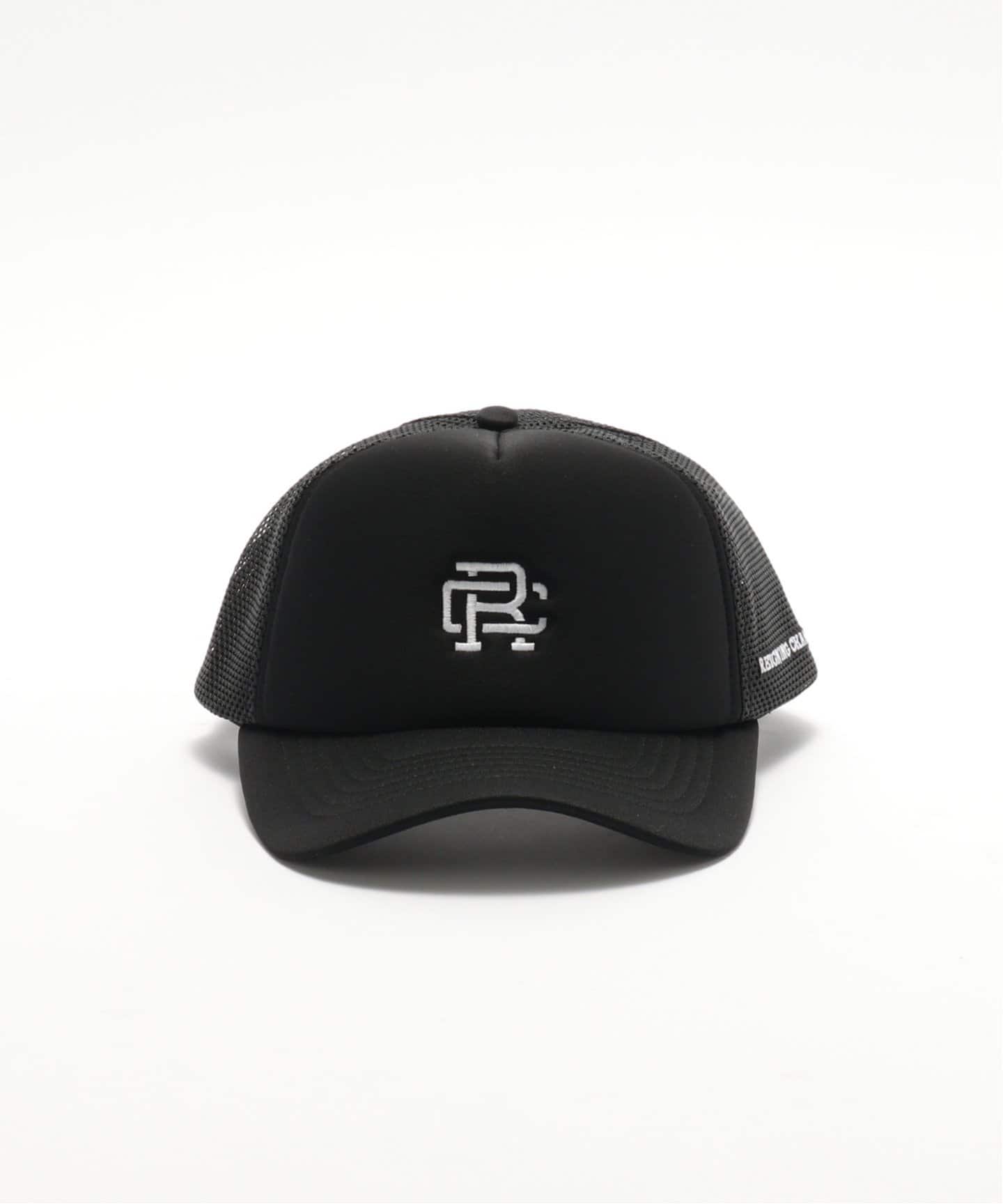 【Reigning Champ】ハーフメッシュ・トラッカーキャップ MONOGRAM TRUCKER CAP（キャップ）｜REIGNING CHAMP（レイニング