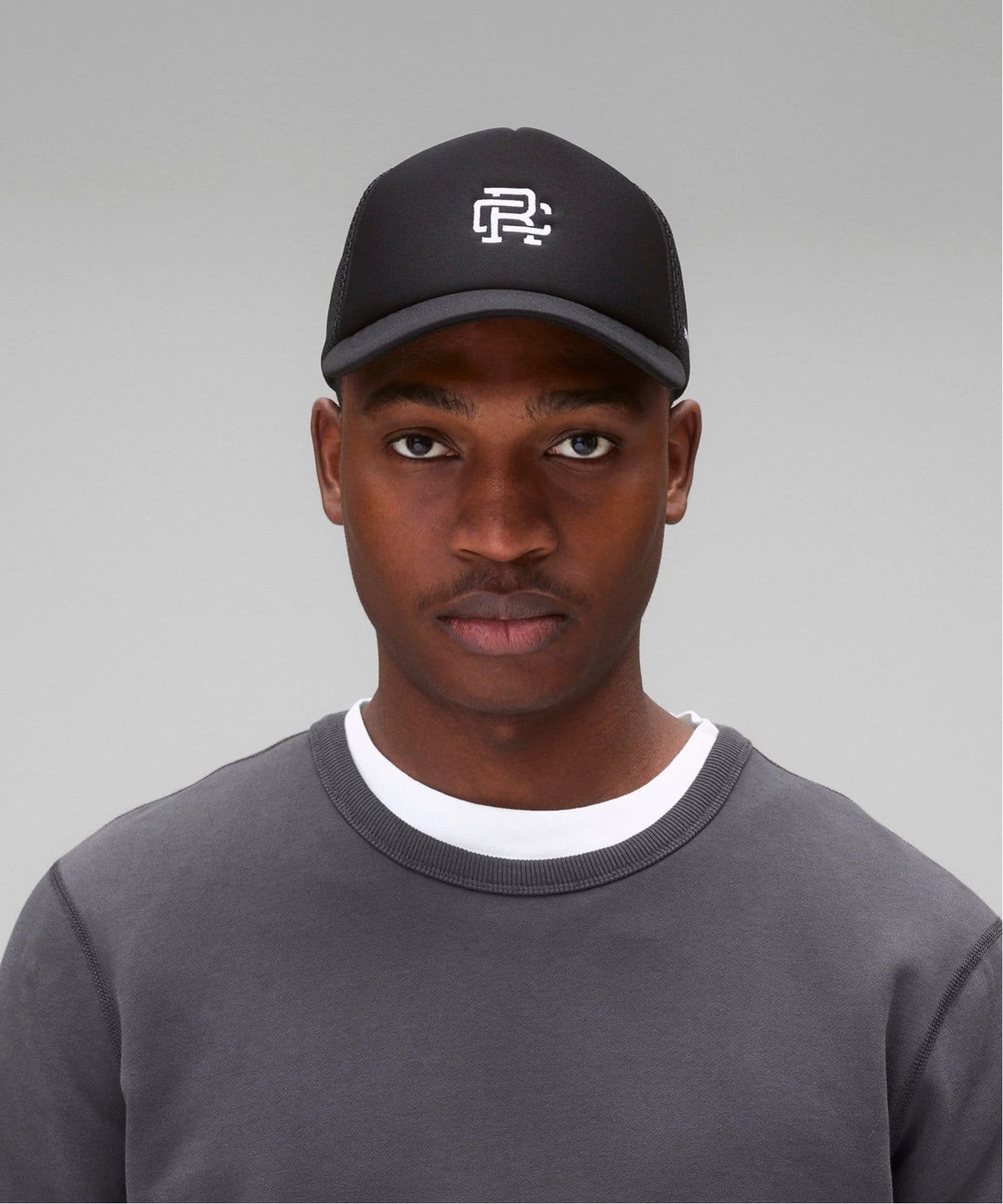 MONOGRAM TRUCKER CAP（キャップ）｜REIGNING CHAMP（レイニング