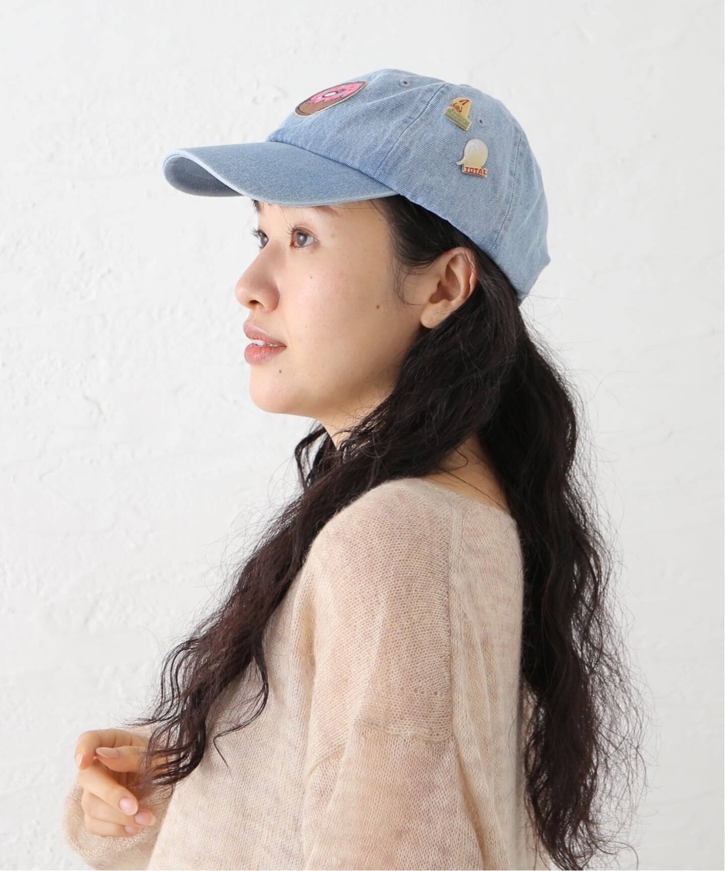 デニムキャップパッチアンドピン WASH（キャップ）｜Bonum