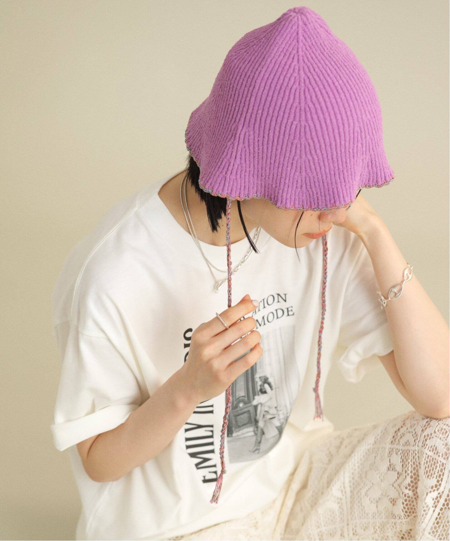帽子 a ccordion KNITTING HAT a ccordion KNITTING HAT