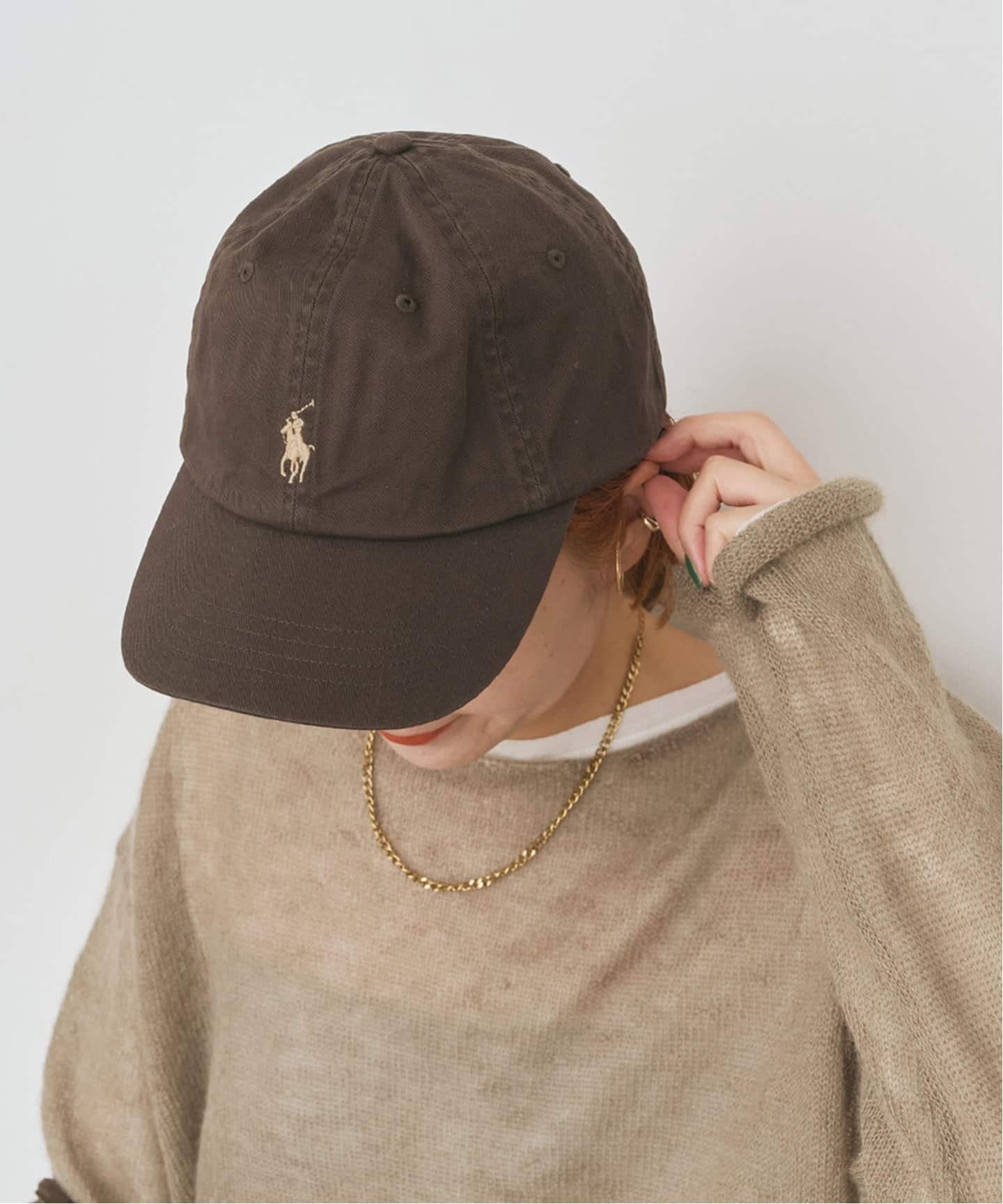 ATELIER Spick & Span ブラウンハット　4/18〜26発送不可 Spick and Span｜スピック＆スパンの帽子（レディース）の公式